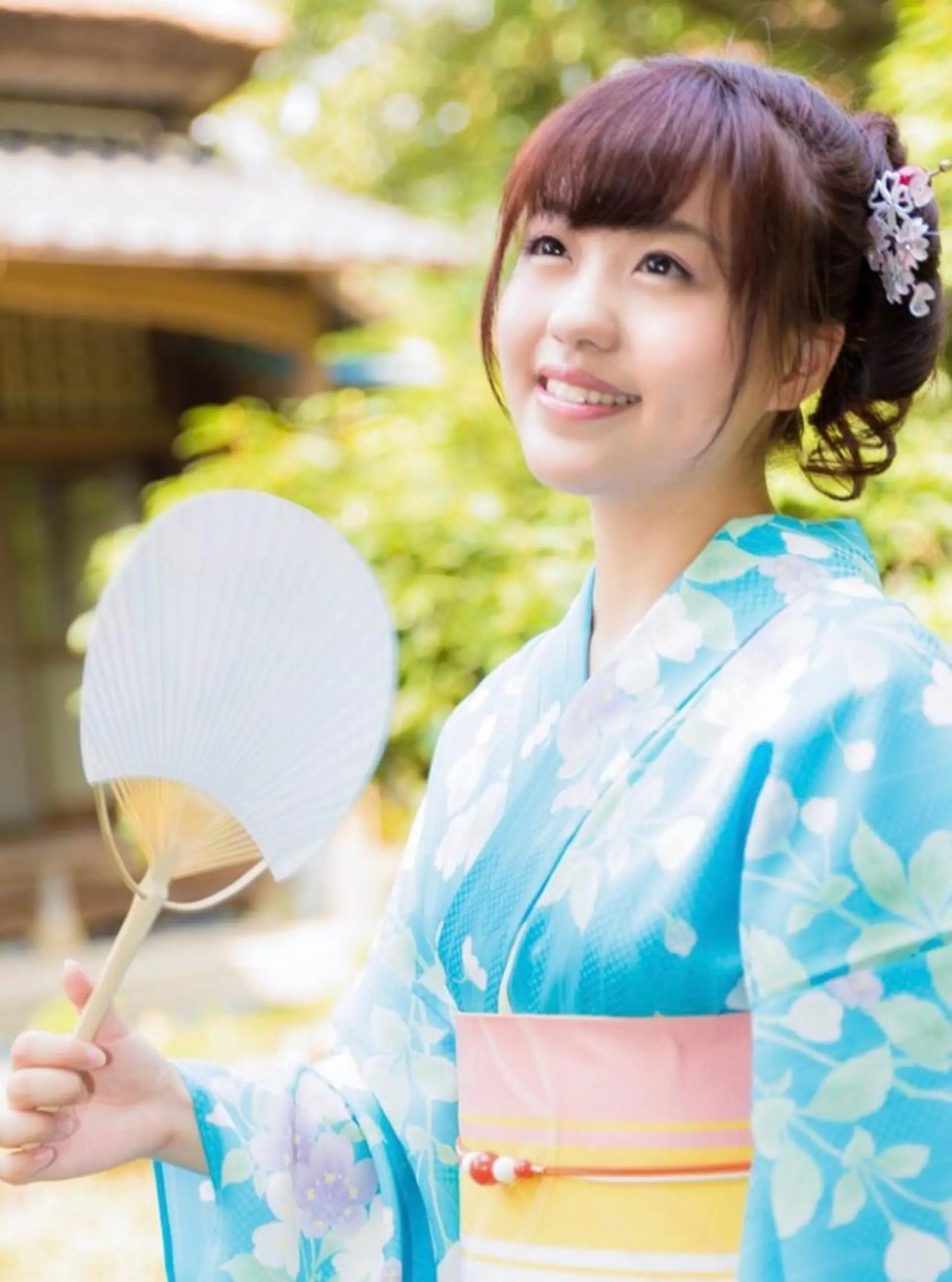 ヘアアレンジ 成人式 浴衣 青野 文香のヘアスタイル