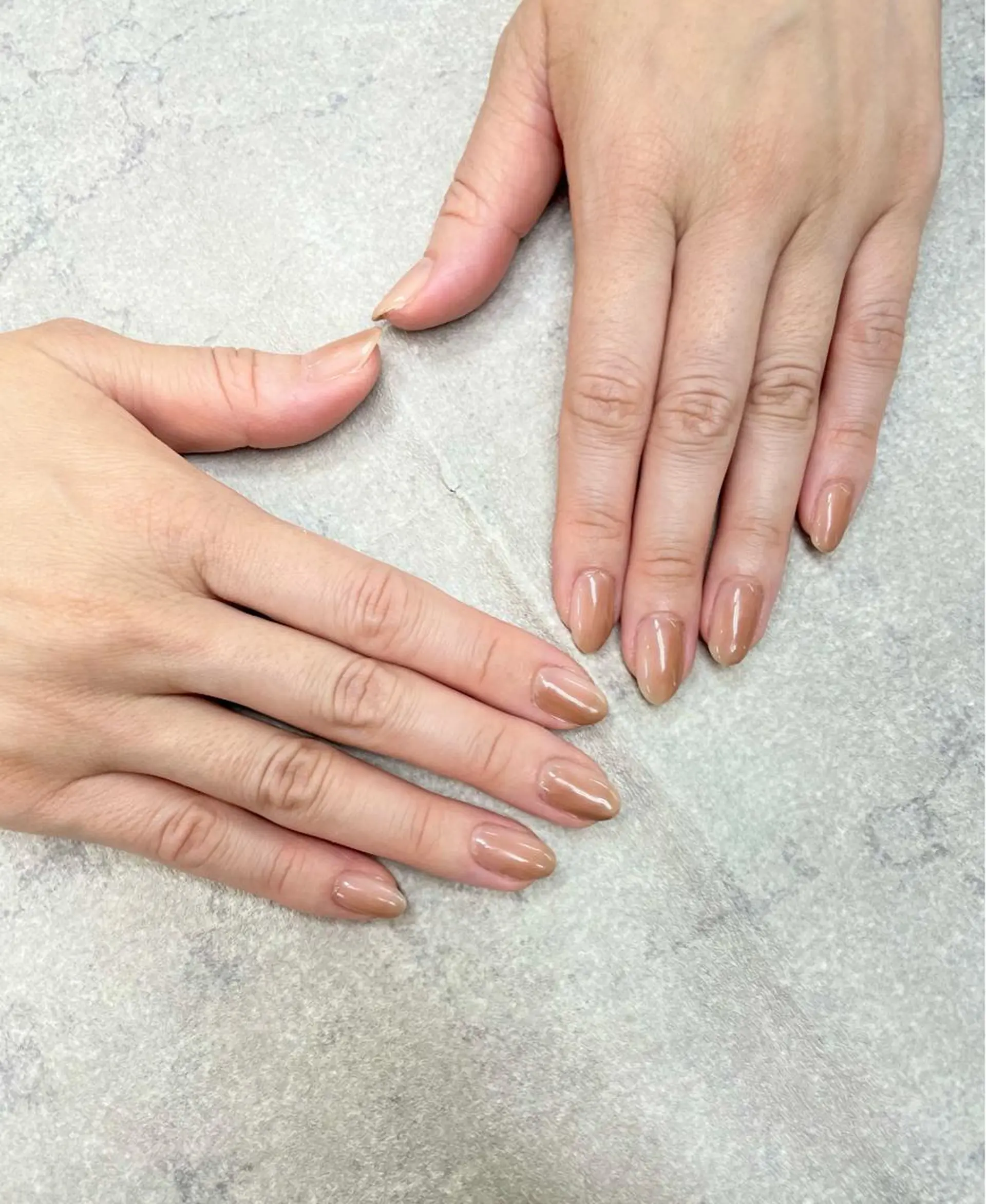 ネイル ブラウン グラデーション ハンドネイル .N YUKIのネイルデザイン