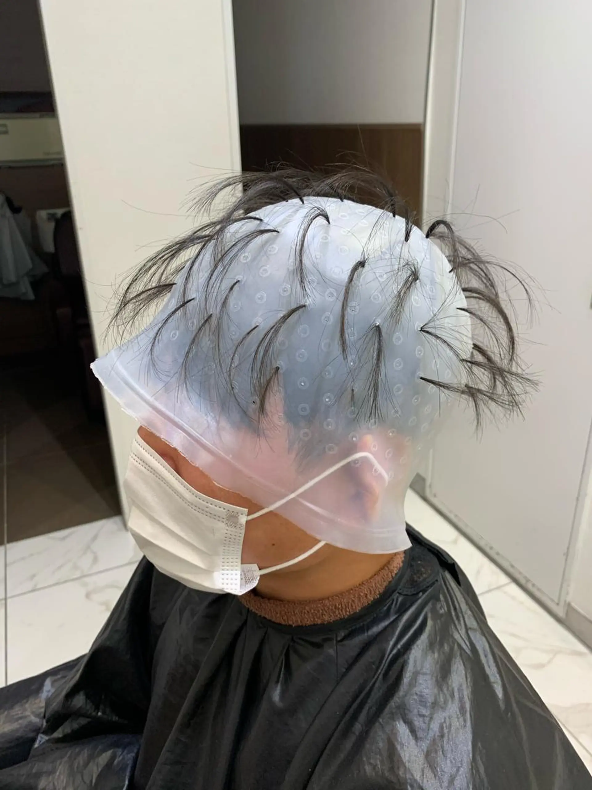 ショート カラー メンズ メンズハイライト ハイライトカラー ハイライト 【メンズ縮毛矯正】 田中秀斗のヘアスタイル