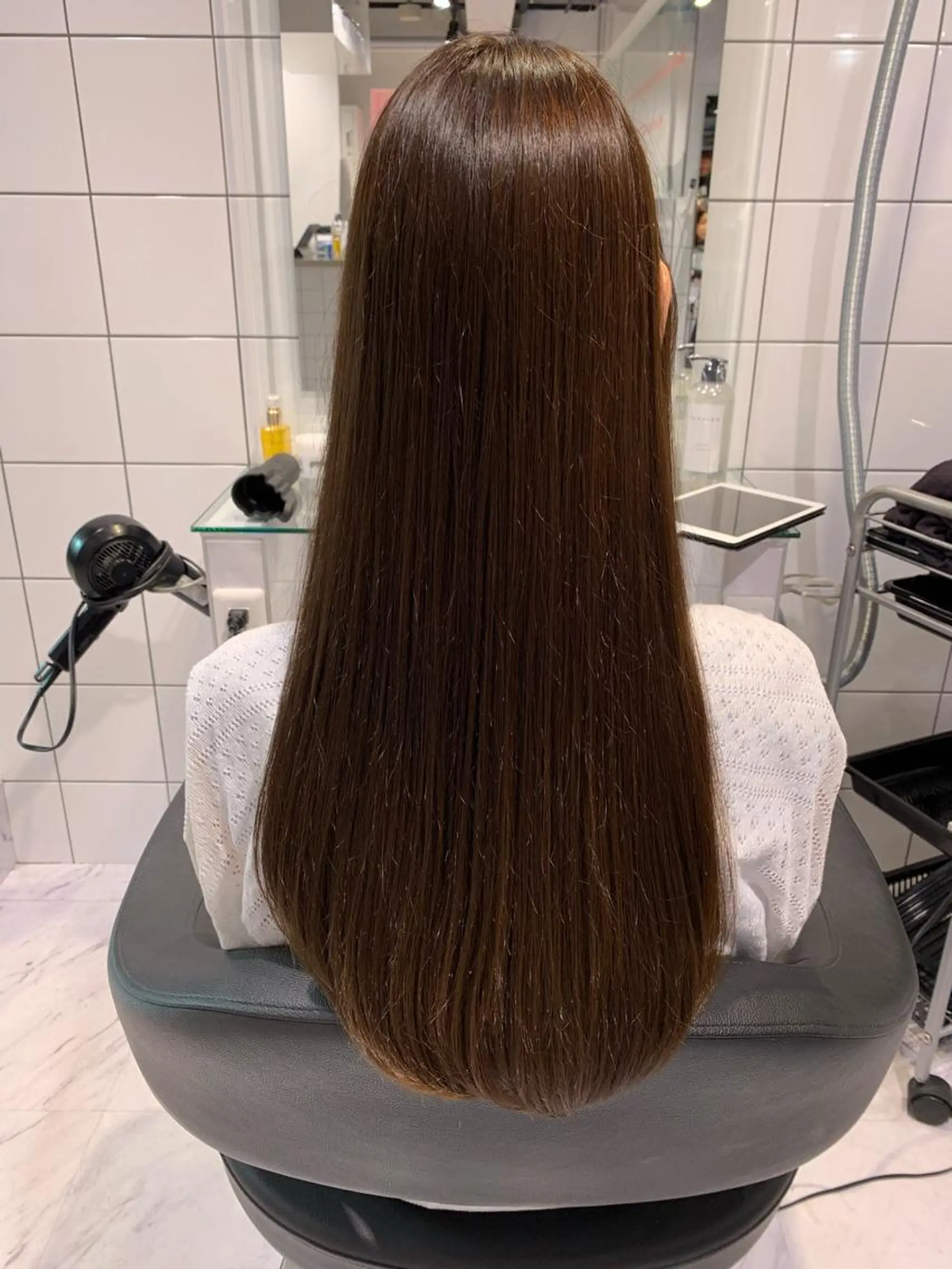 ロング カラー くせ毛 トリートメント 大人かわいい💍🤍 ボブ/ショートボブのヘアスタイル