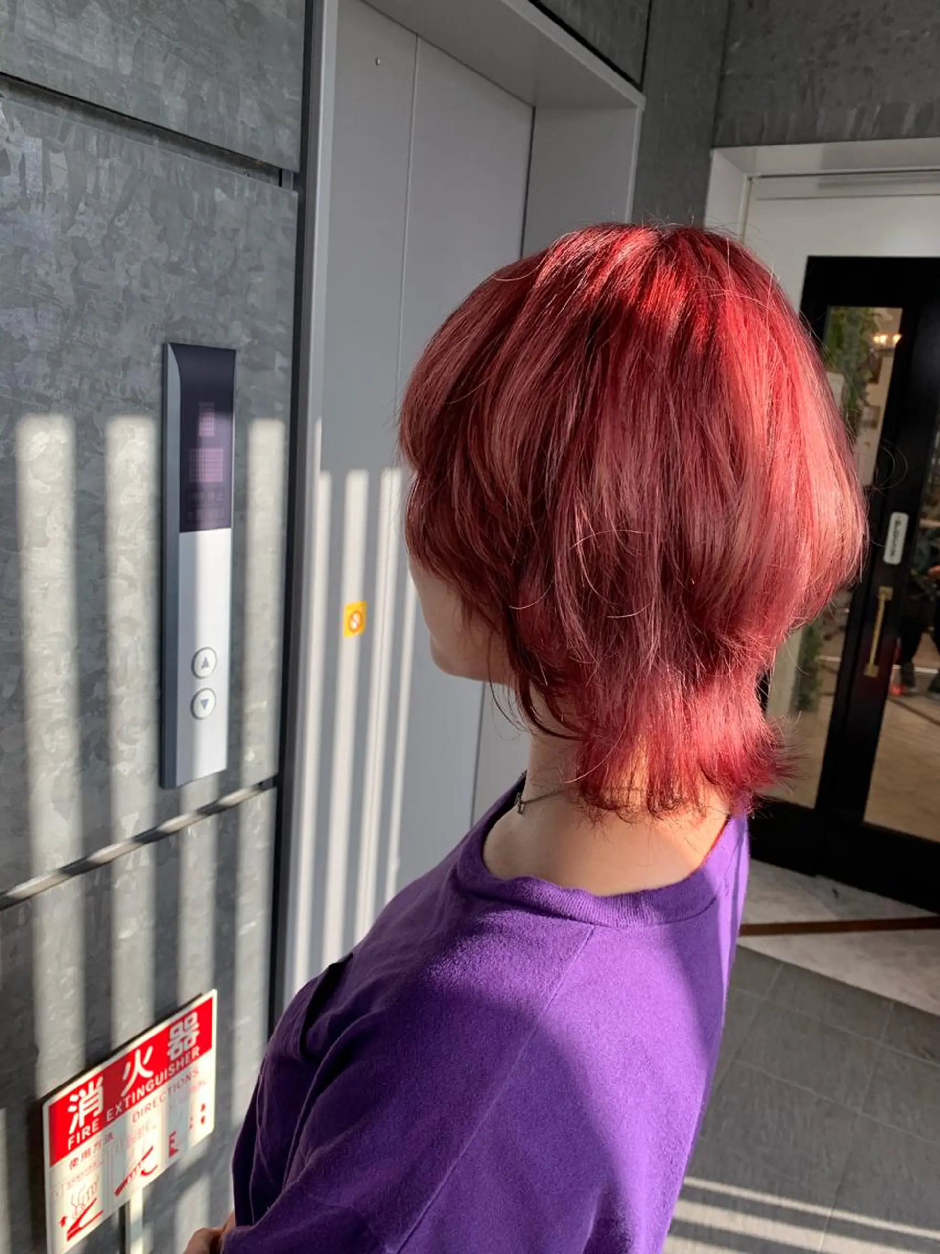 ショート カラー ピンクカラー ウルフカット aguhair jour所属・髪質改善/白髪ぼかし KENTAのヘアスタイル