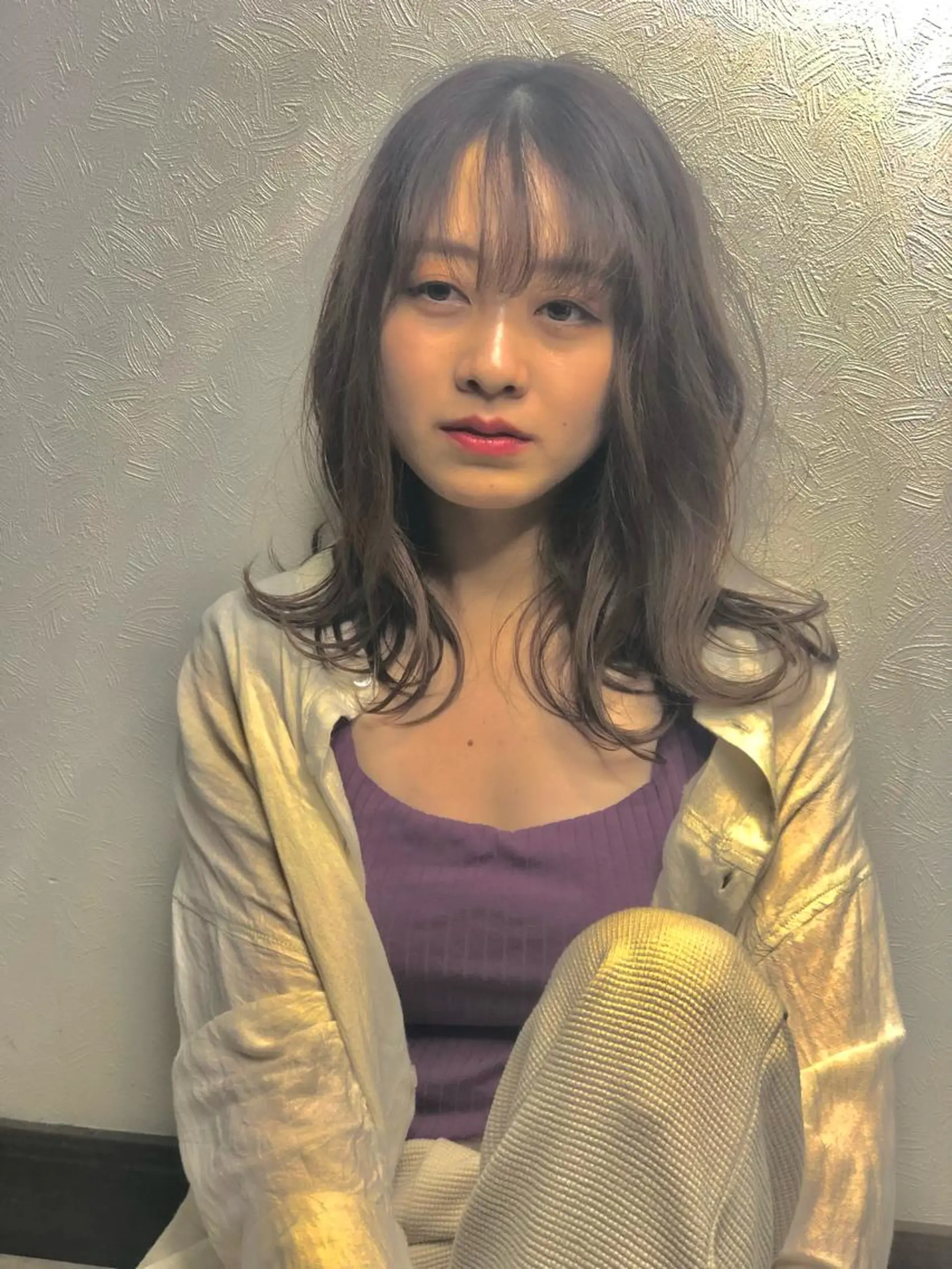 カラー 黒岩 真那花のヘアスタイル