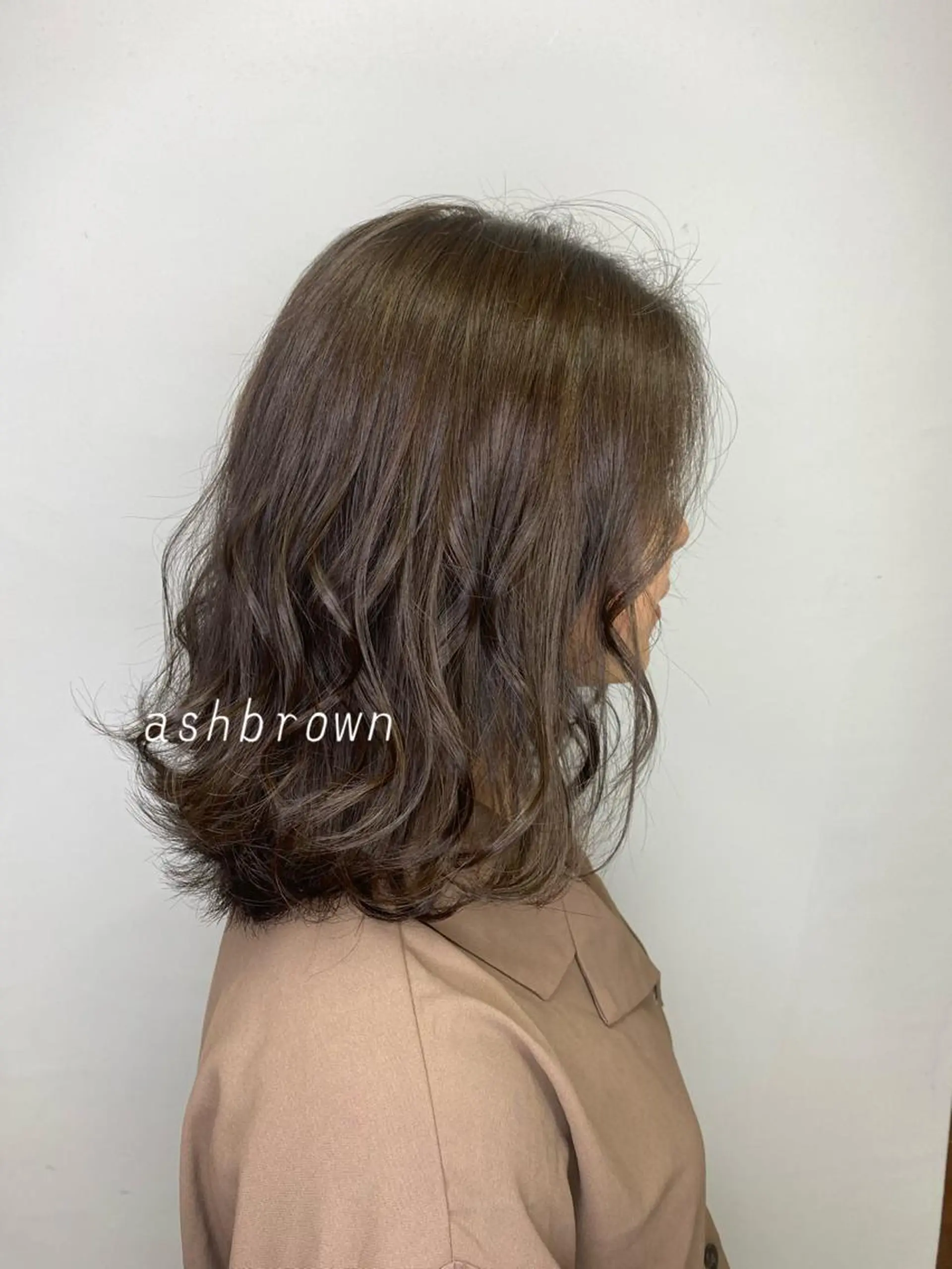 ミディアム カラー ヘアアレンジ ヘアカラー トリートメント HAIRSALONLOOP所属・川上 麻梨阿のヘアスタイル