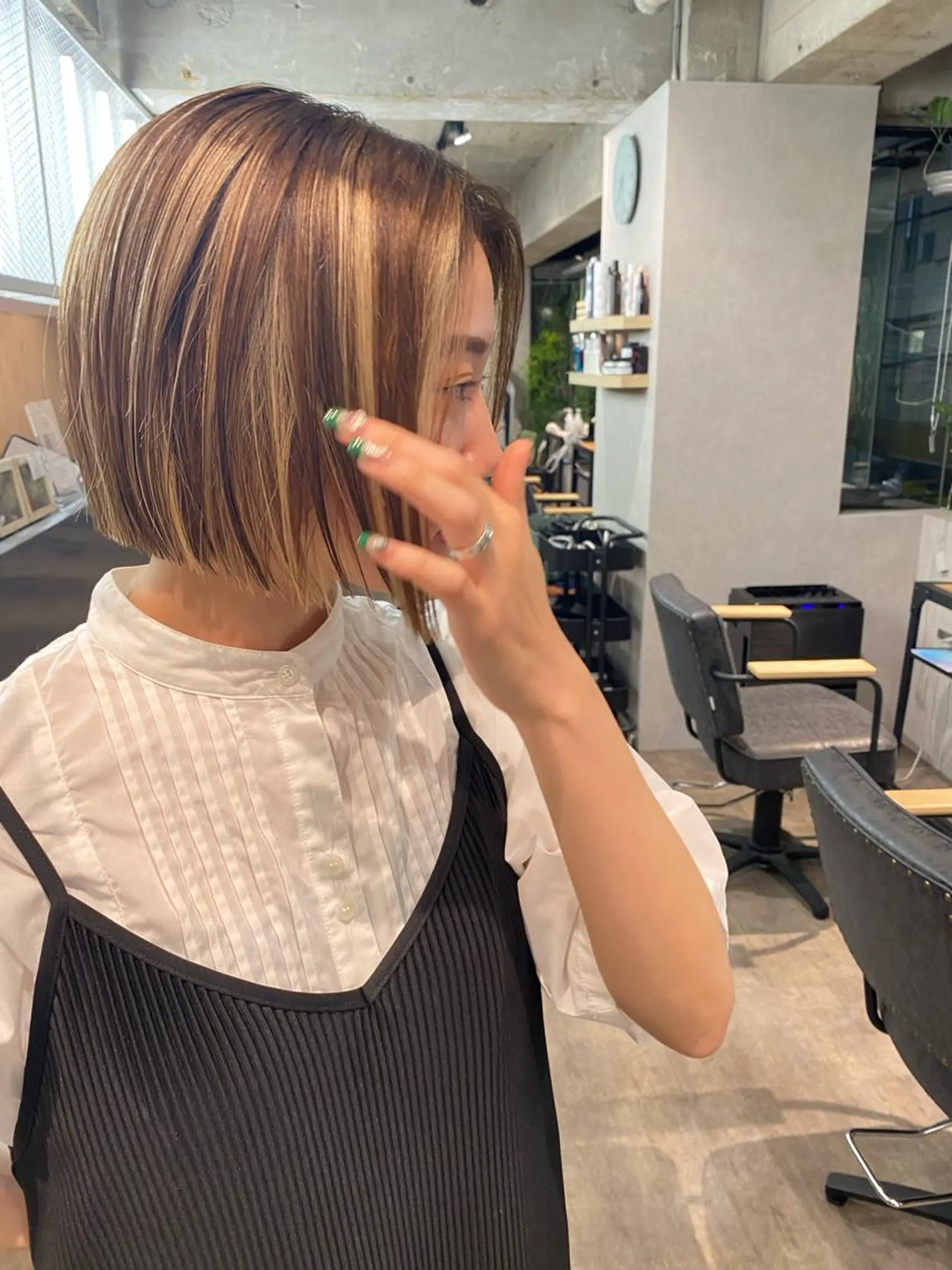ショート カラー ヘアアレンジ XENA表参道 MIKUのヘアスタイル