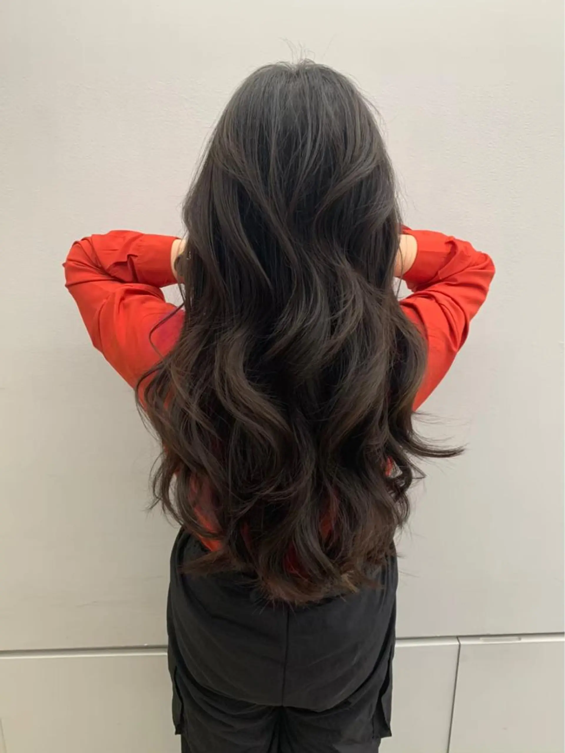 ロング 河内 大慎のヘアスタイル