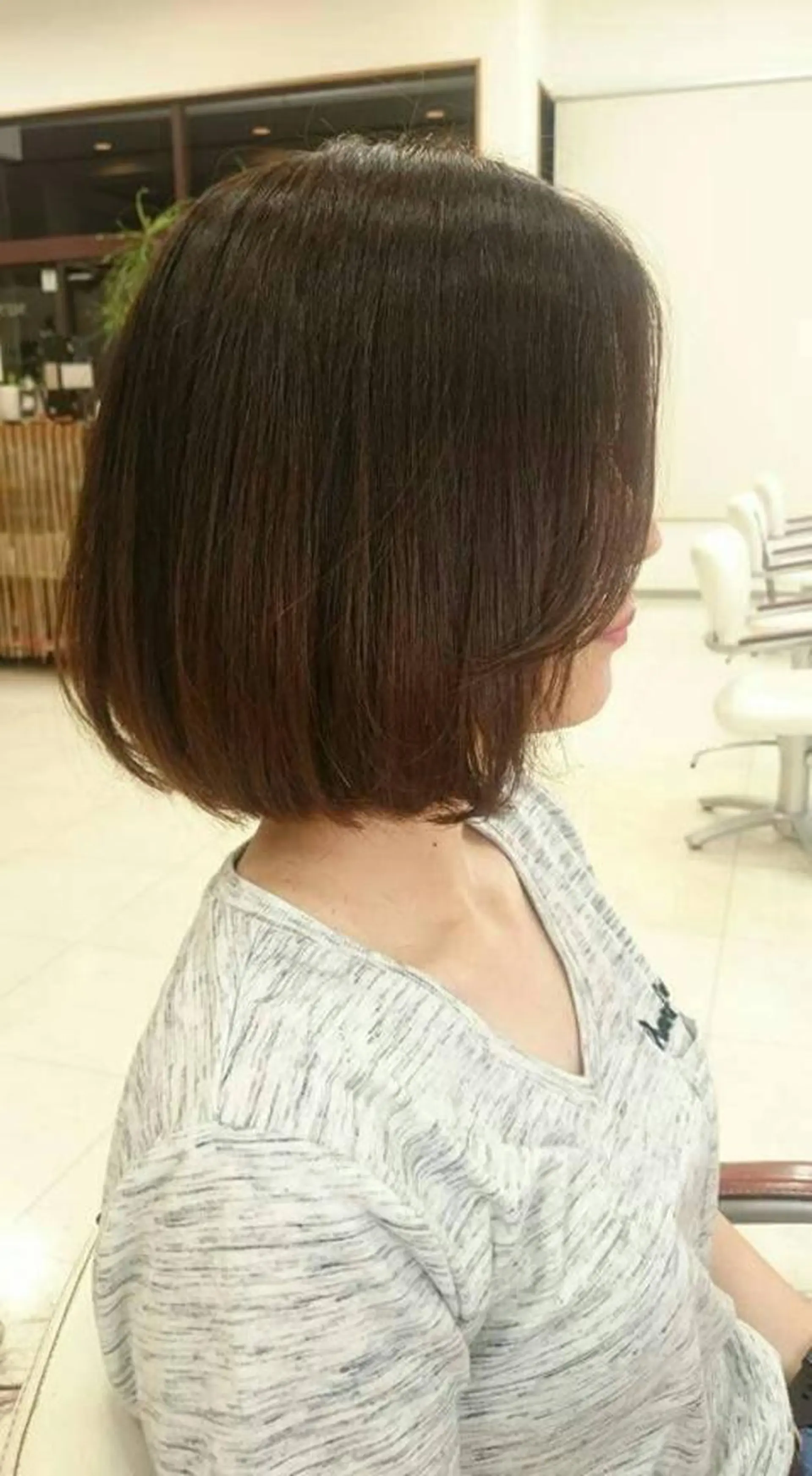 ミディアム ボブ カット トリートメント ヘッドスパ Hair VERDEのヘアスタイル