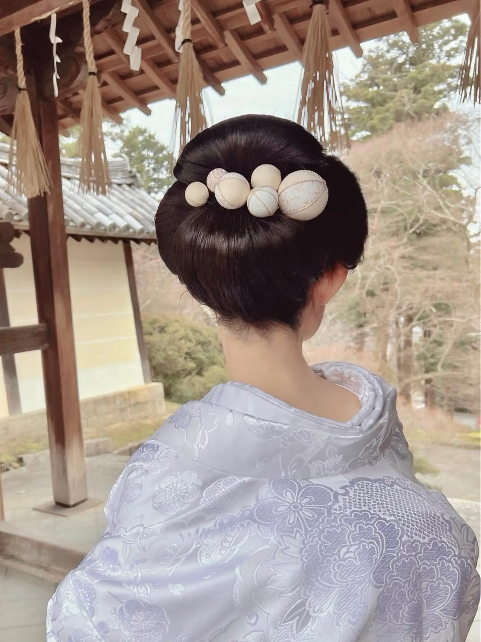セミロング ヘアアレンジ Bellmée Akemiのヘアスタイル