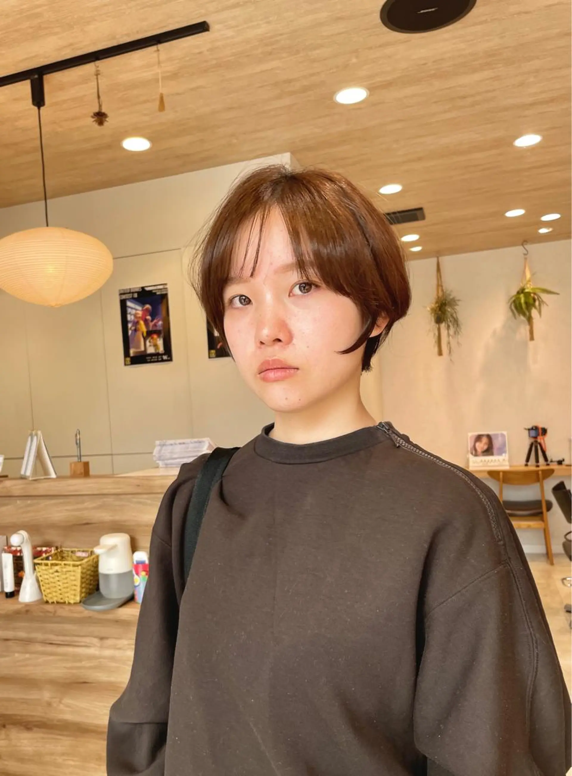 ショート カット 似合わせ レイヤー須川のヘアスタイル