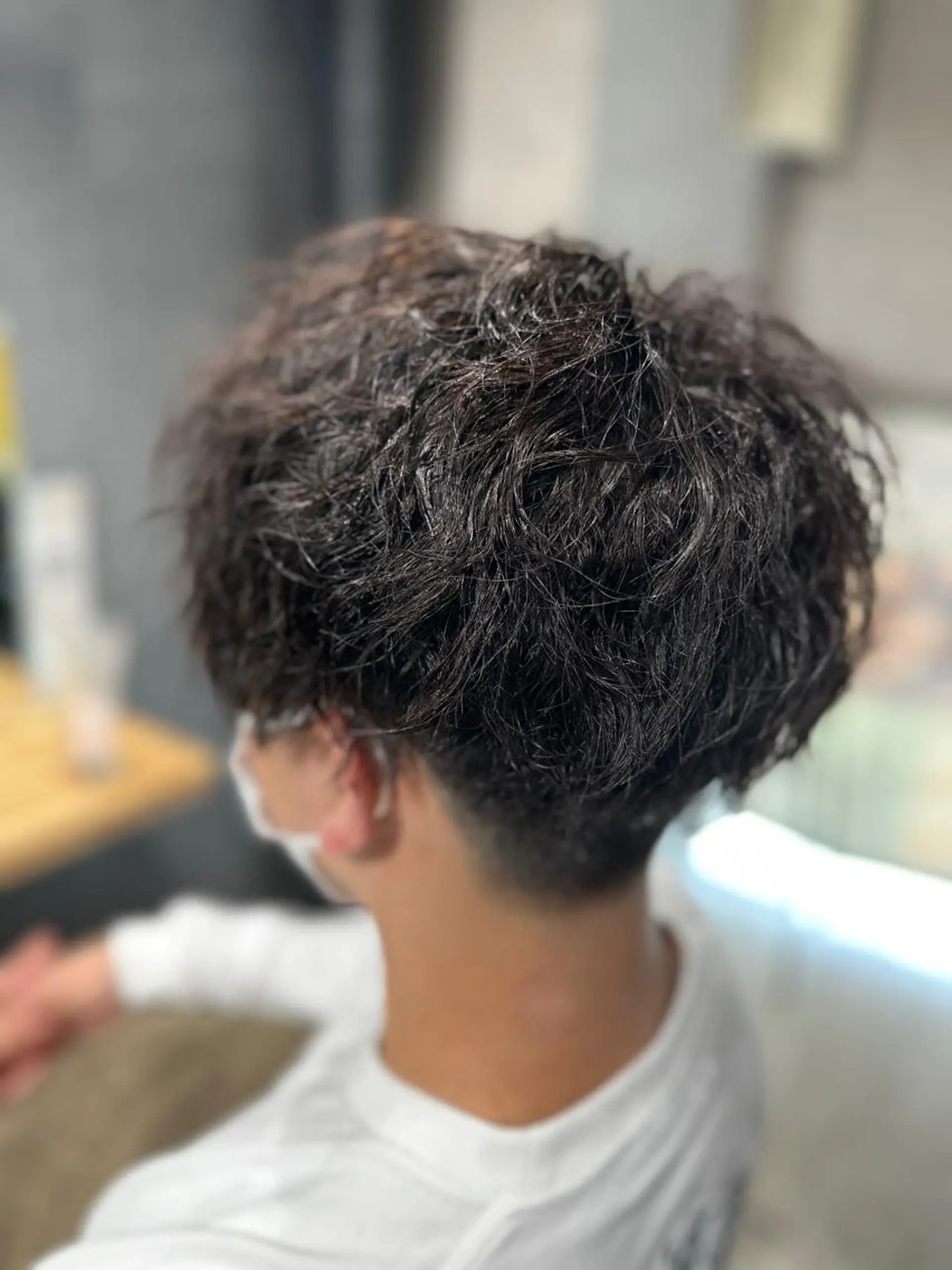 ショート パーマ メンズ Re:nk hair&relaxのヘアスタイル