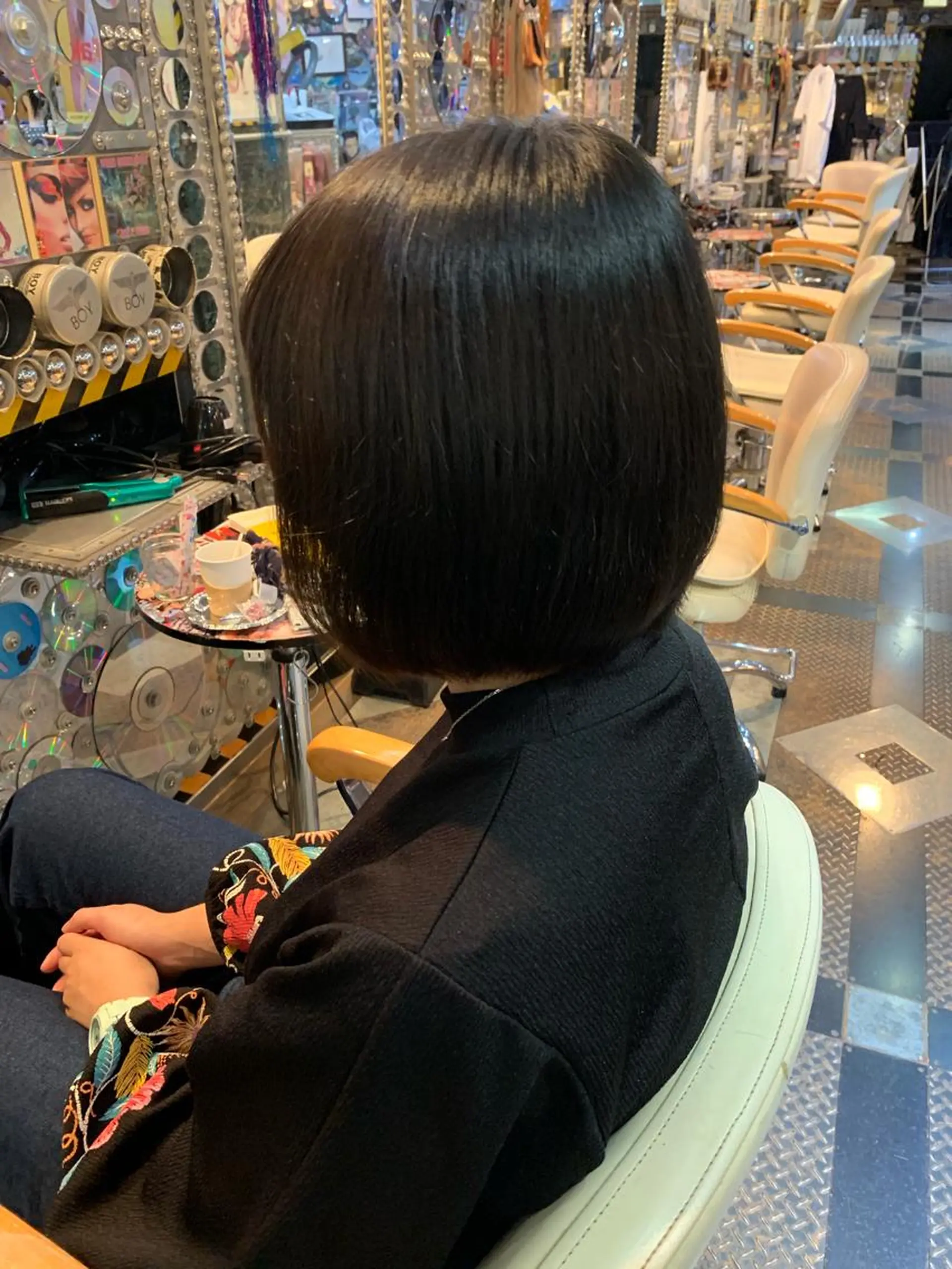 ショート ボブ haco+所属・🌈派手髪エクステ ブレイズ🌈ひろとのヘアスタイル