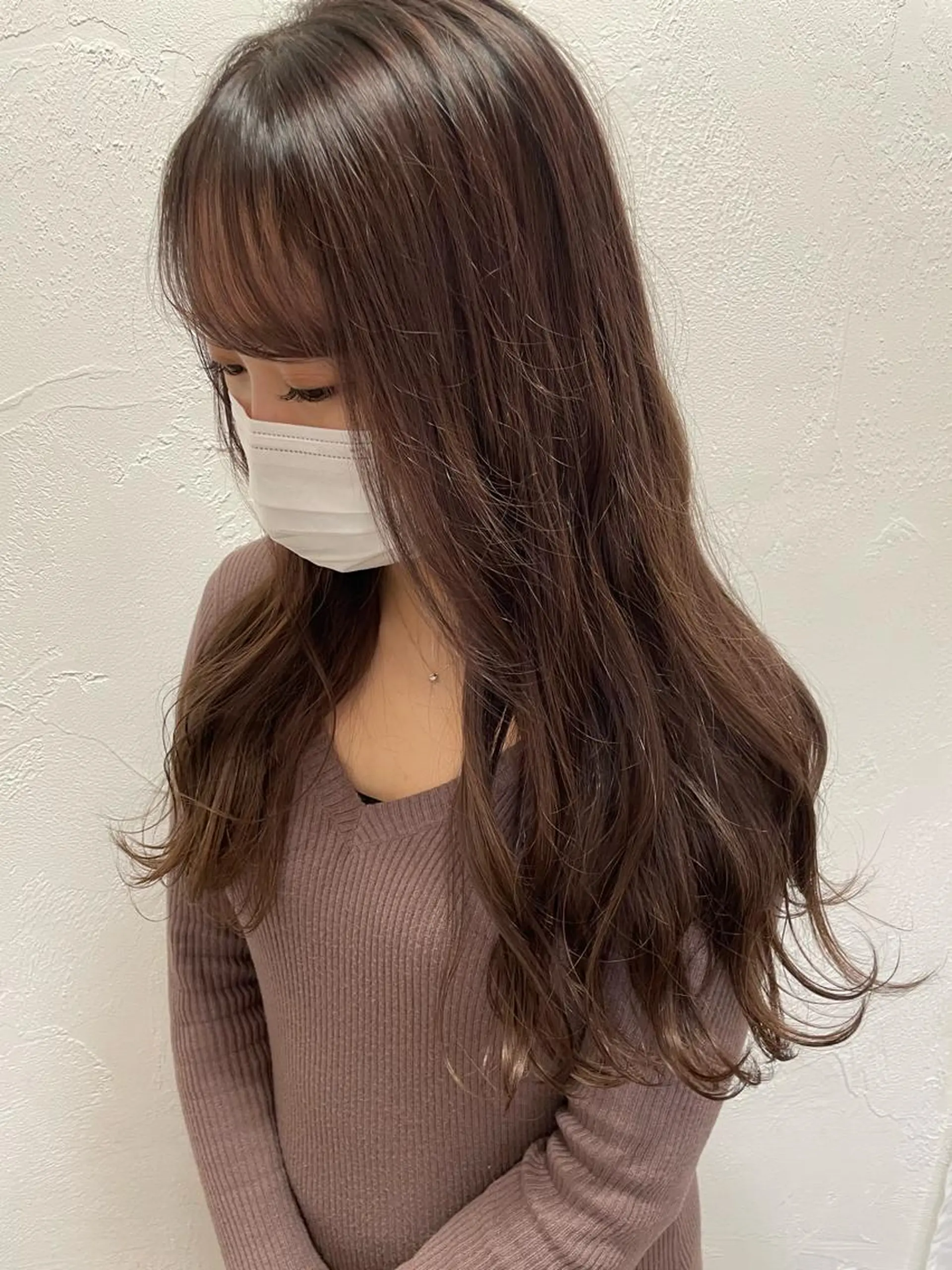 ロング カラー REINA☁️透明感 カラー/ぷつっと♡のヘアスタイル