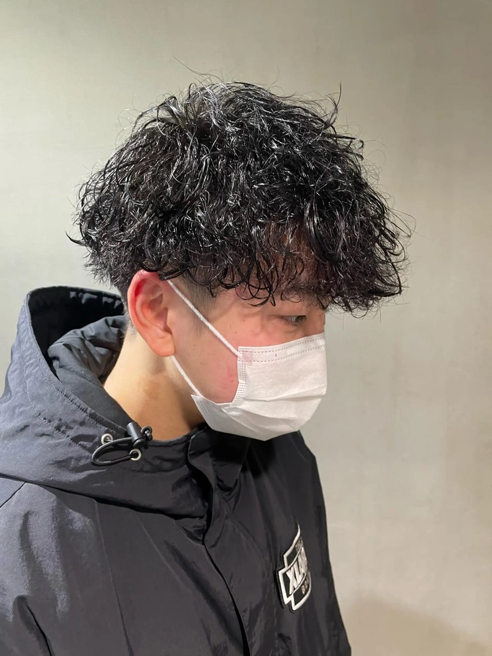 パーマ メンズ マッシュ メンズパーマ 波巻きパーマ カット パーマ メンズパーマのプロ 川野翔太のヘアスタイル