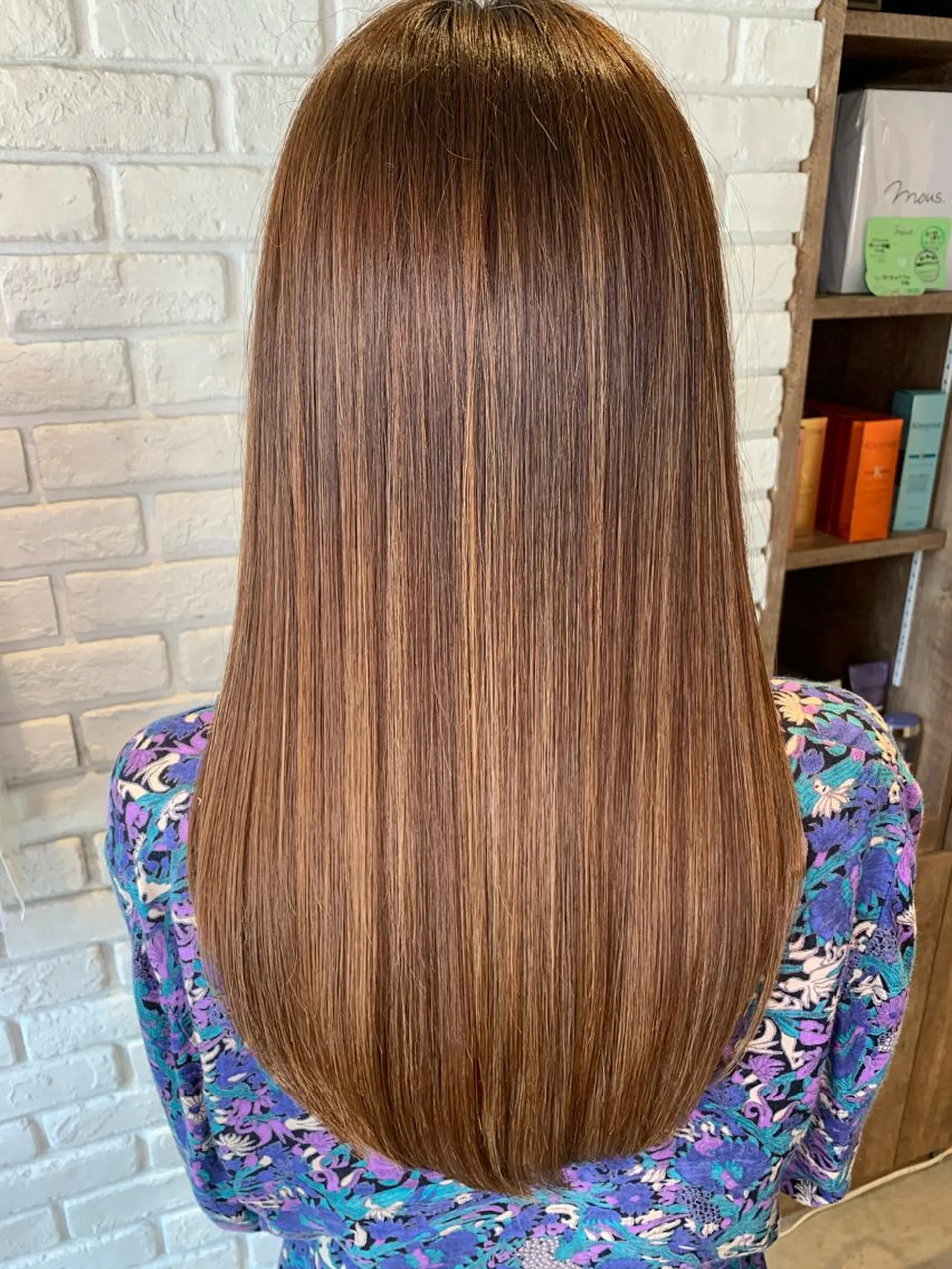 ロング カラー 髪質改善/縮毛矯正 艶カラー/珠聡のヘアスタイル