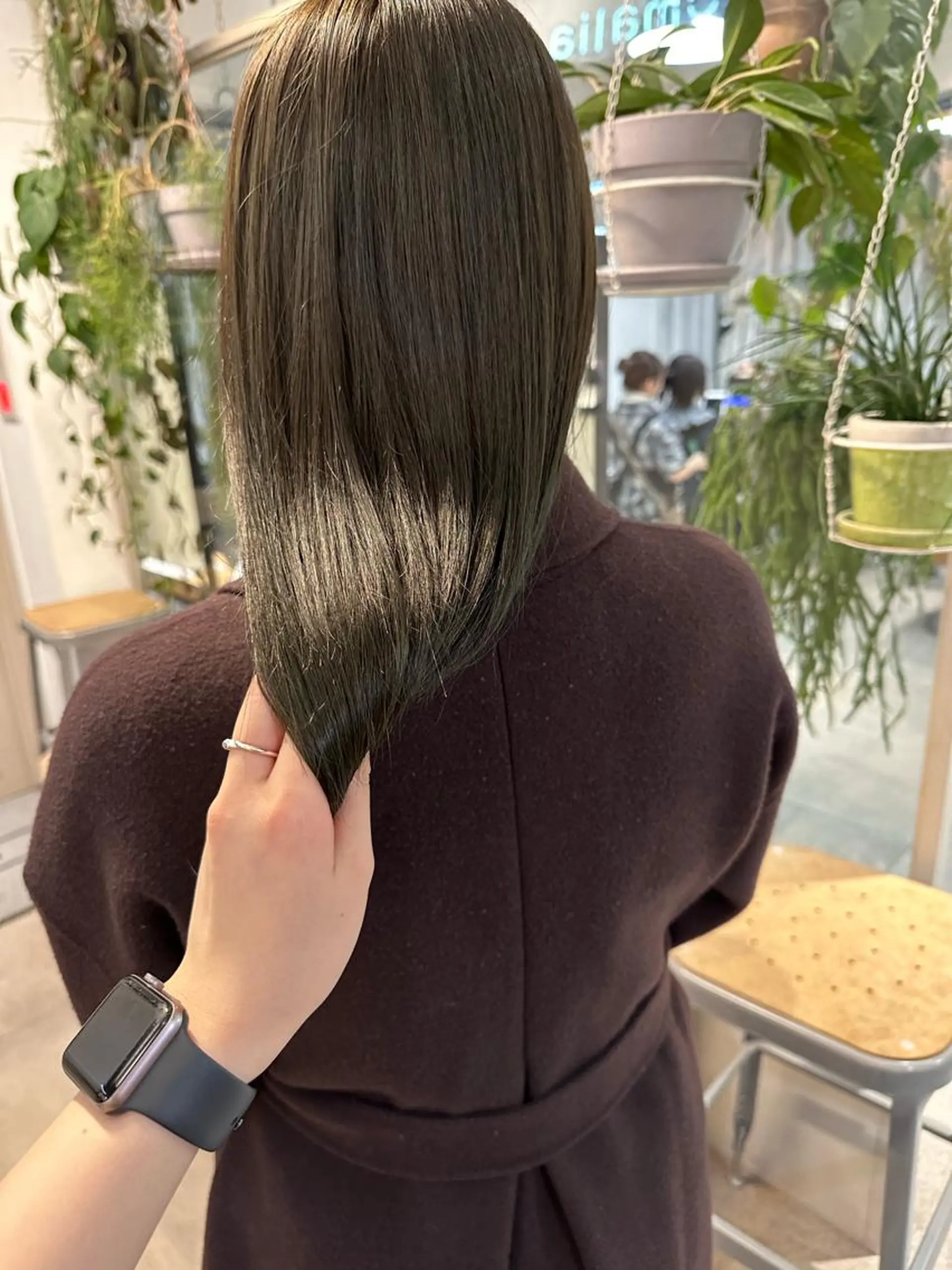 セミロング カラー REINA☁️透明感 カラー/ぷつっと♡のヘアスタイル