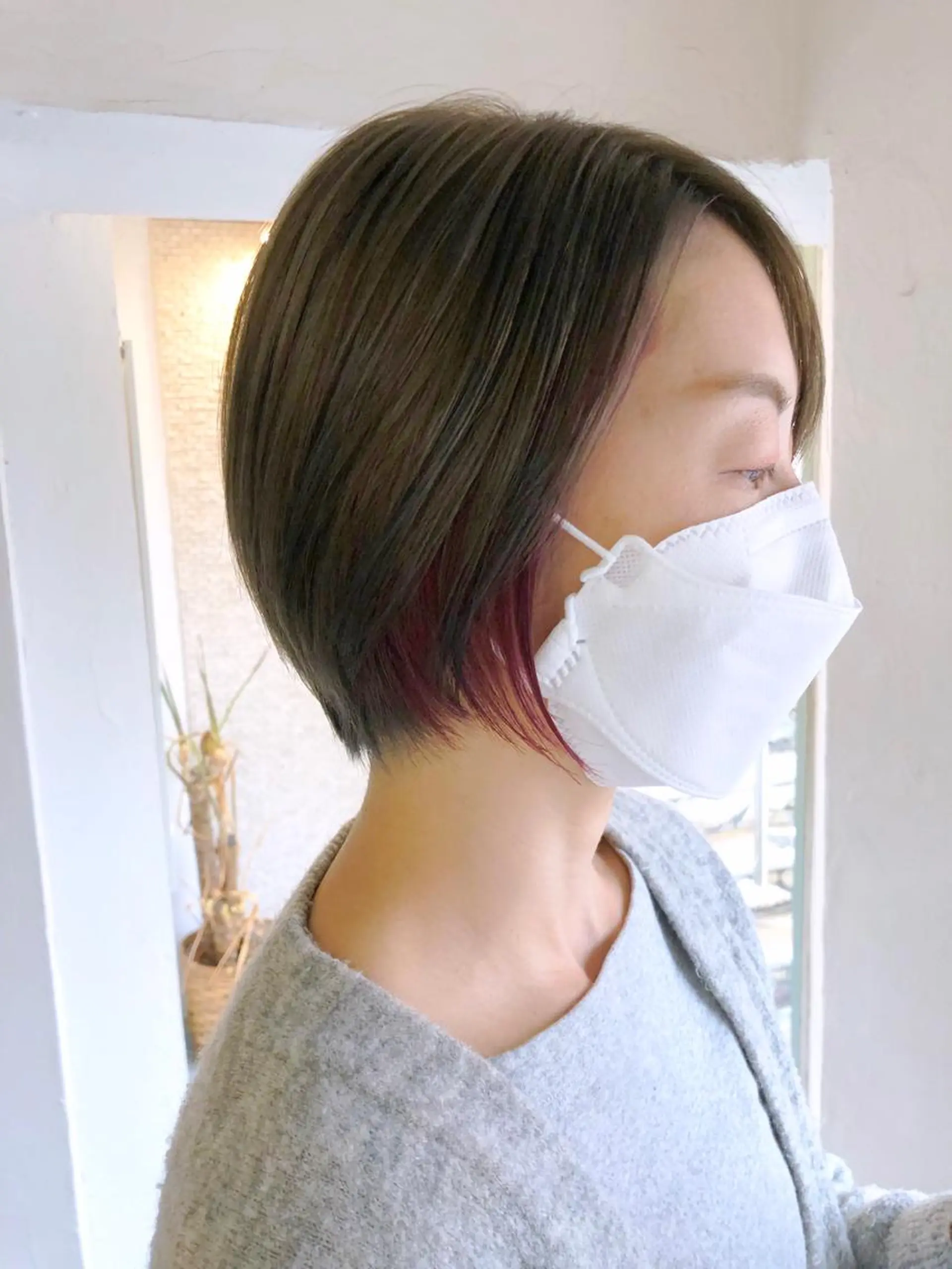 ショート ヘアカラー GLADGE池袋所属・レイヤーカット ショート/宮本洋介のヘアスタイル