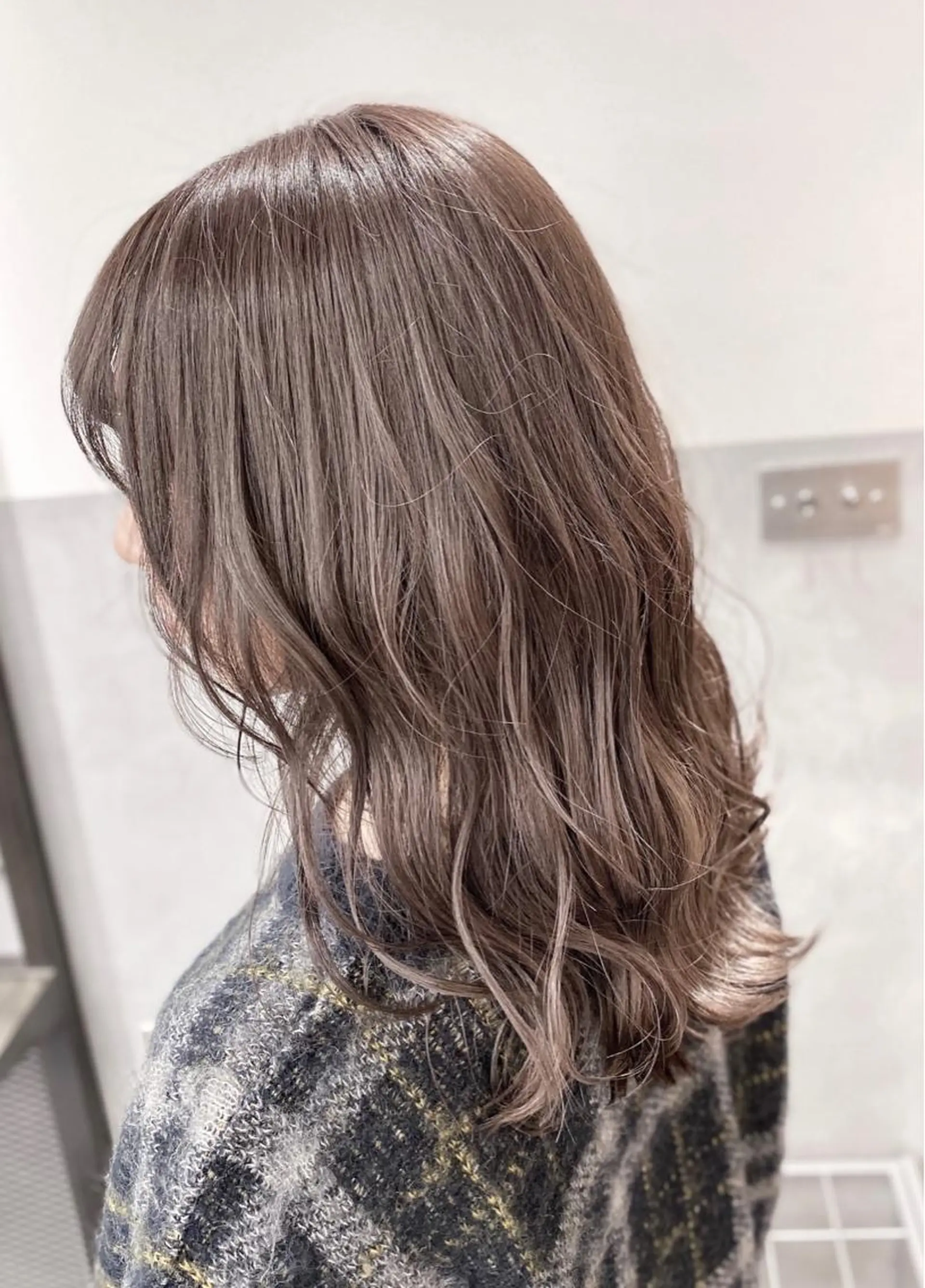 ミディアム カット ヘアカラー トリートメント 常山 篤志のヘアスタイル