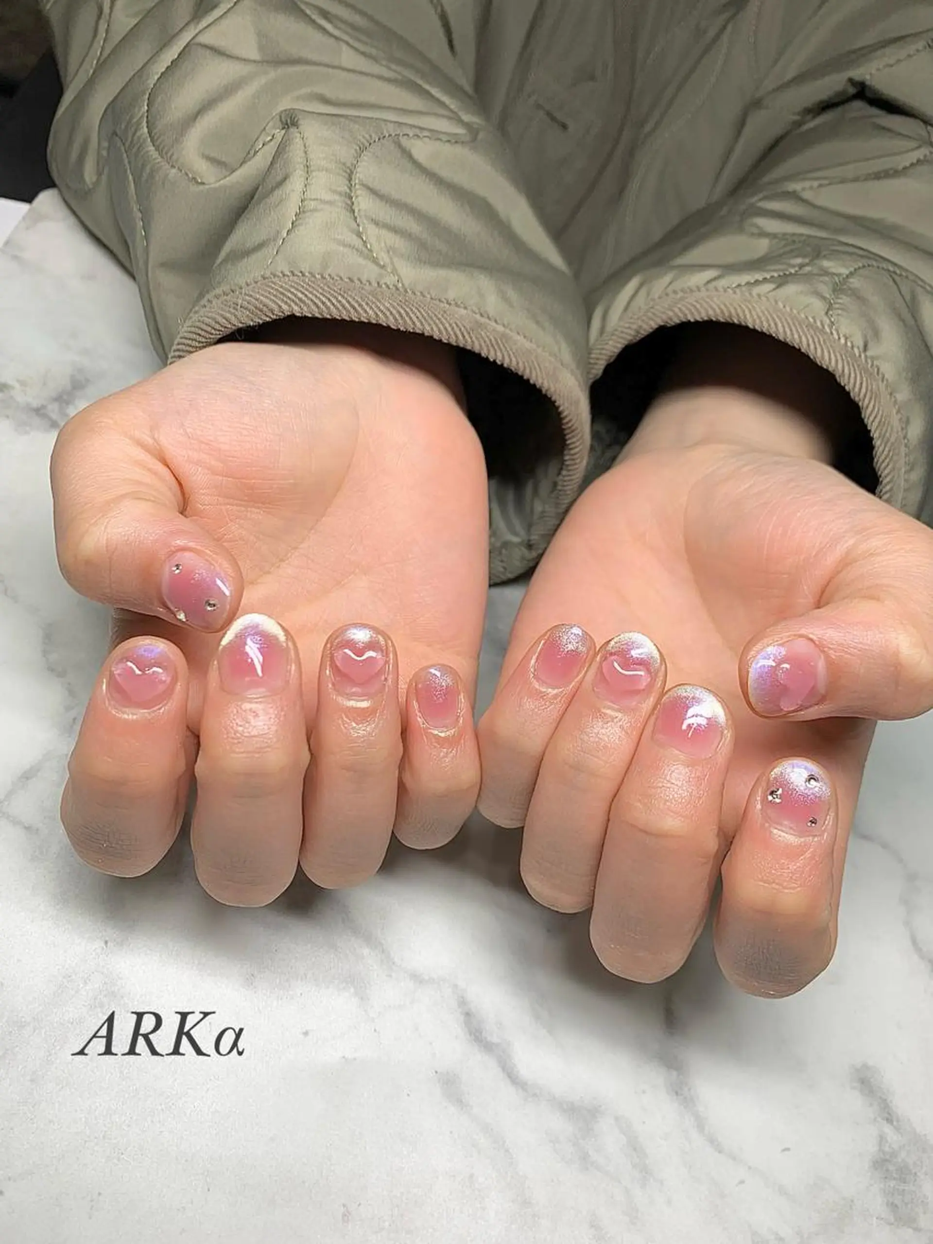 ショート ネイル Nailsalon ARKαのネイルデザイン