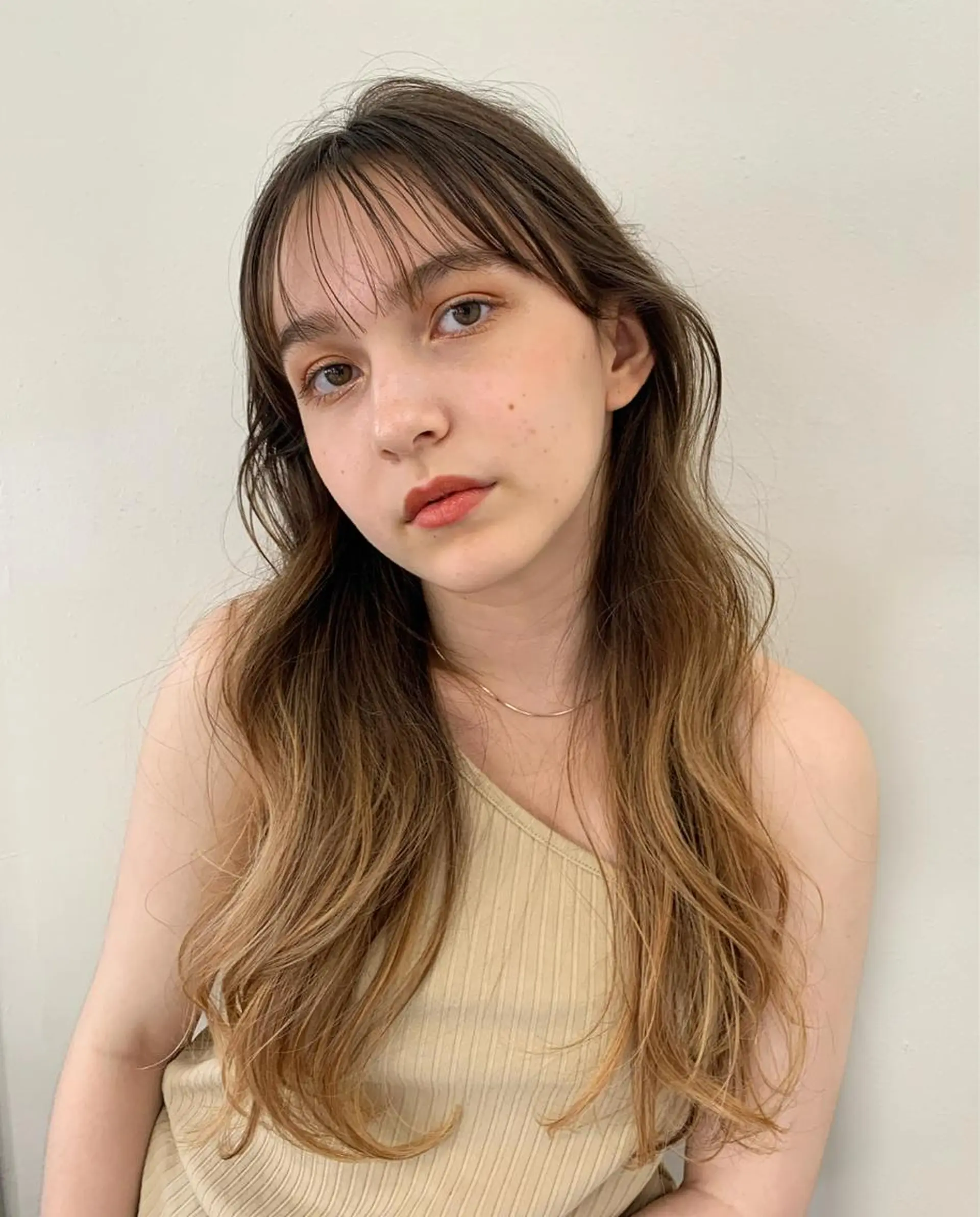 ロング カラー ヘアカラー トリートメント まろやか透明感カラー ♡MANAのヘアスタイル