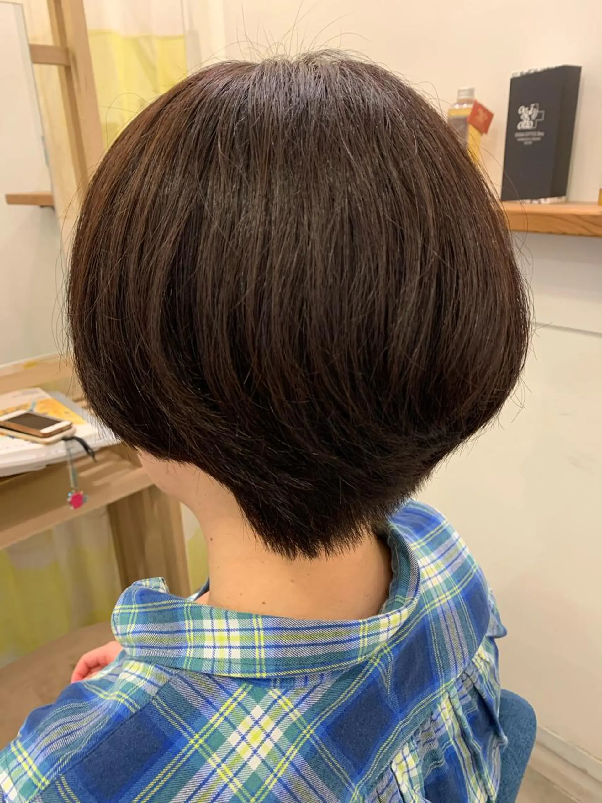 ショート カラー 【髪質改善】【美髪】 【ツヤ髪】ほしのちりのヘアスタイル