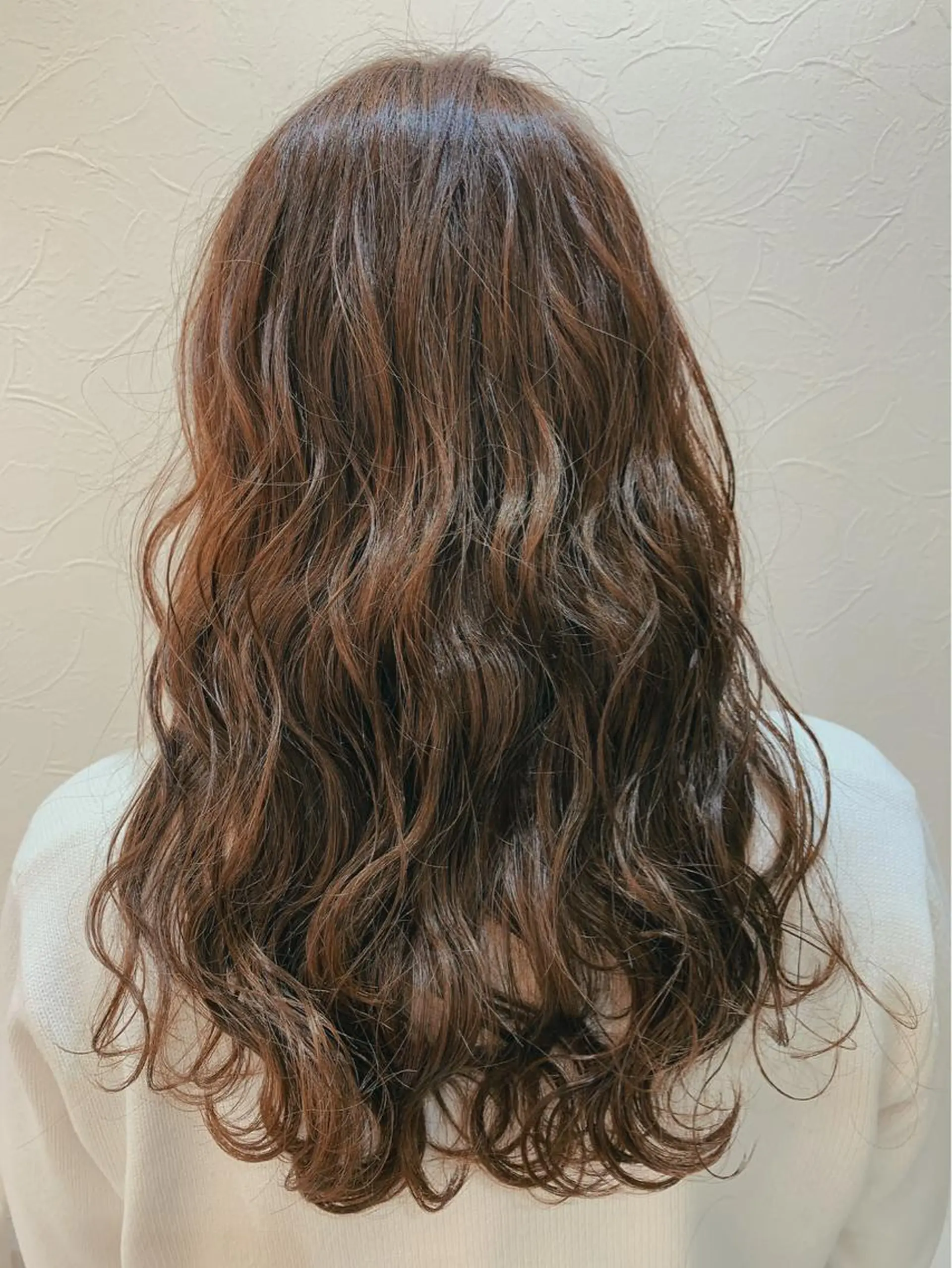 セミロング カラー 店長ハイトーンカラー 柞山史奈のヘアスタイル