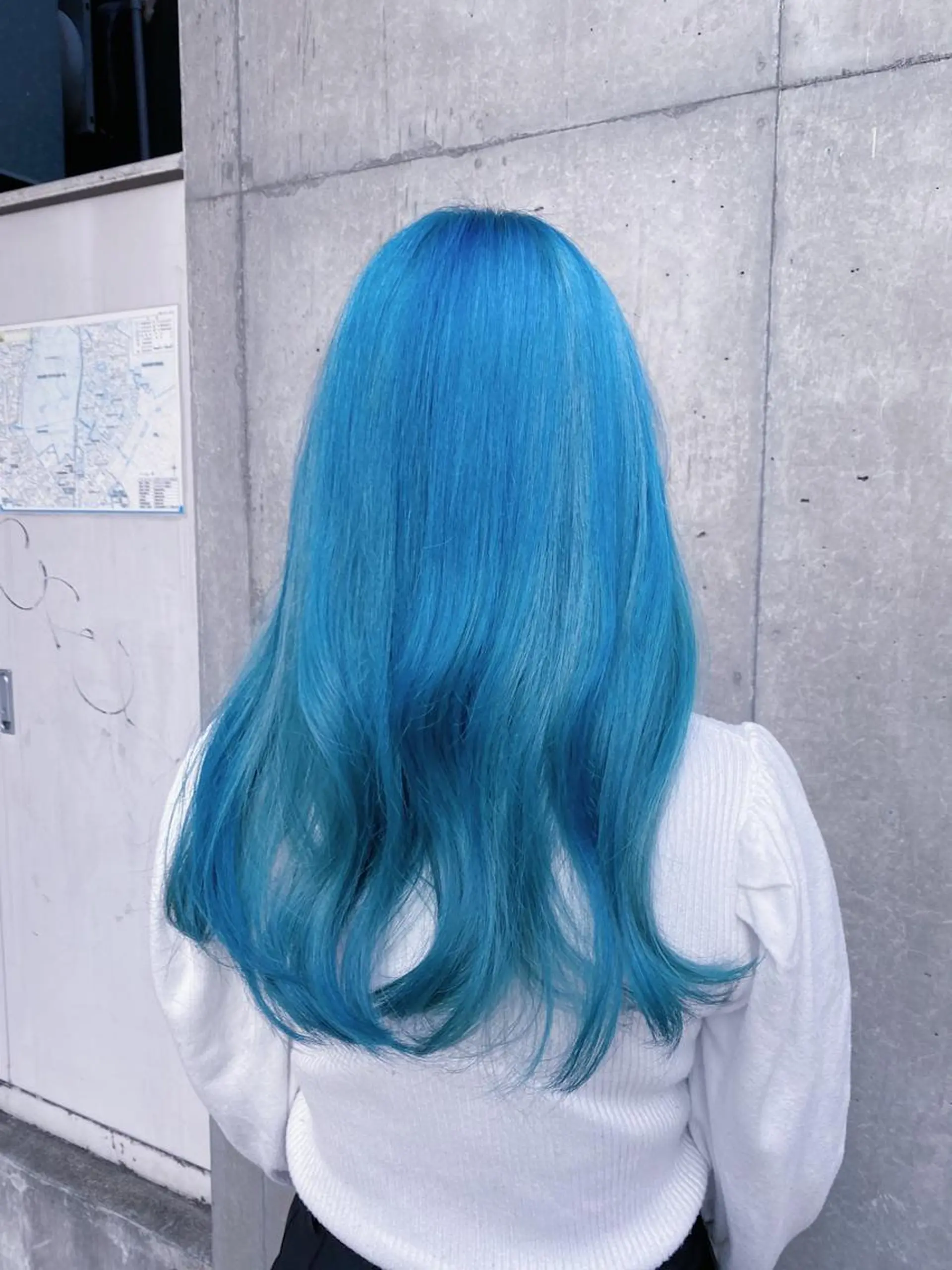 ロング カラー ヘアアレンジ 韓国レイヤーカット/ 儚げカラーチナツのヘアスタイル