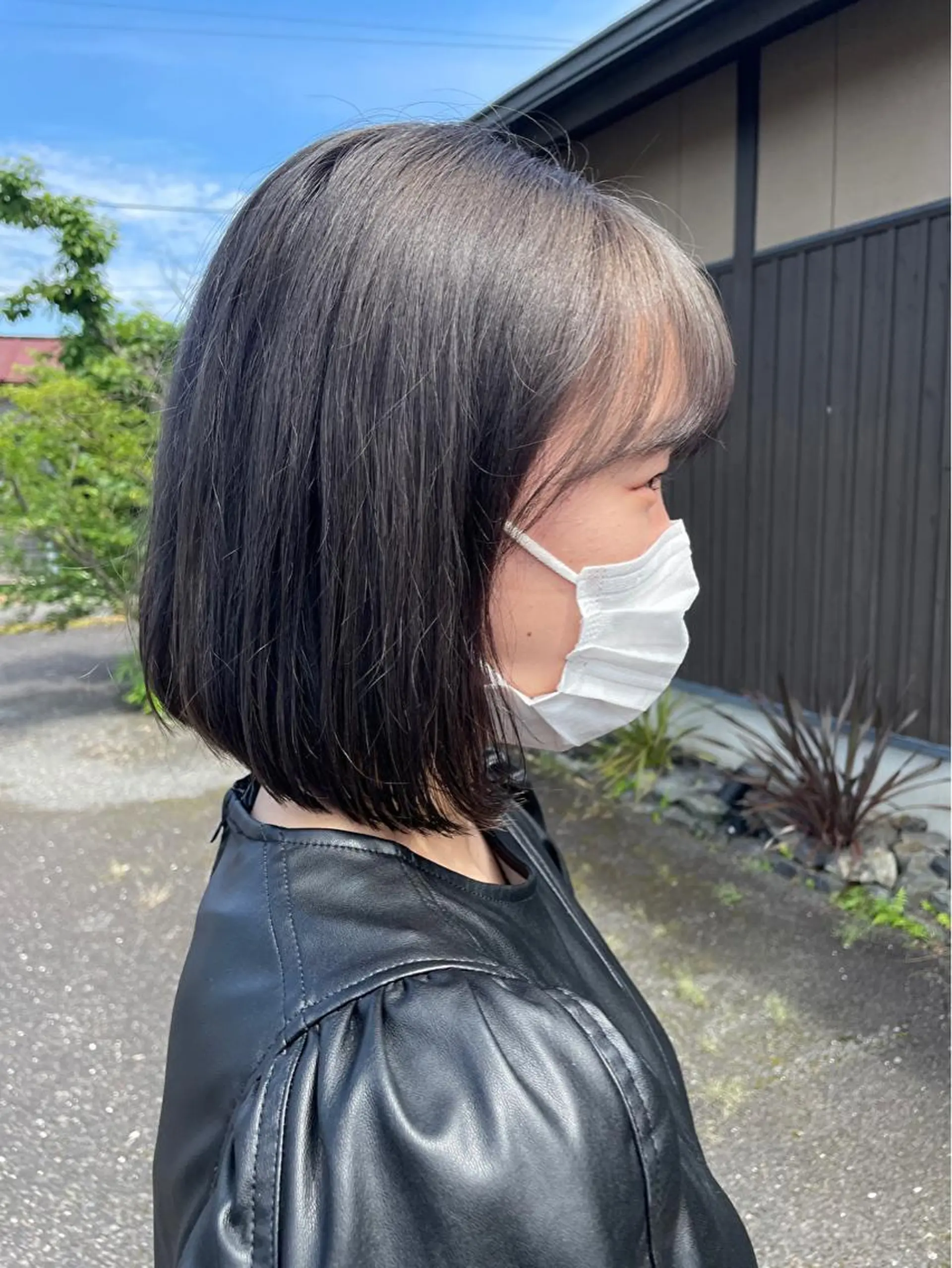 ショート カラー ブリーチ グレージュ ボブ e-style 川部店所属・高山りな🌼 (メンズも可能です)のヘアスタイル