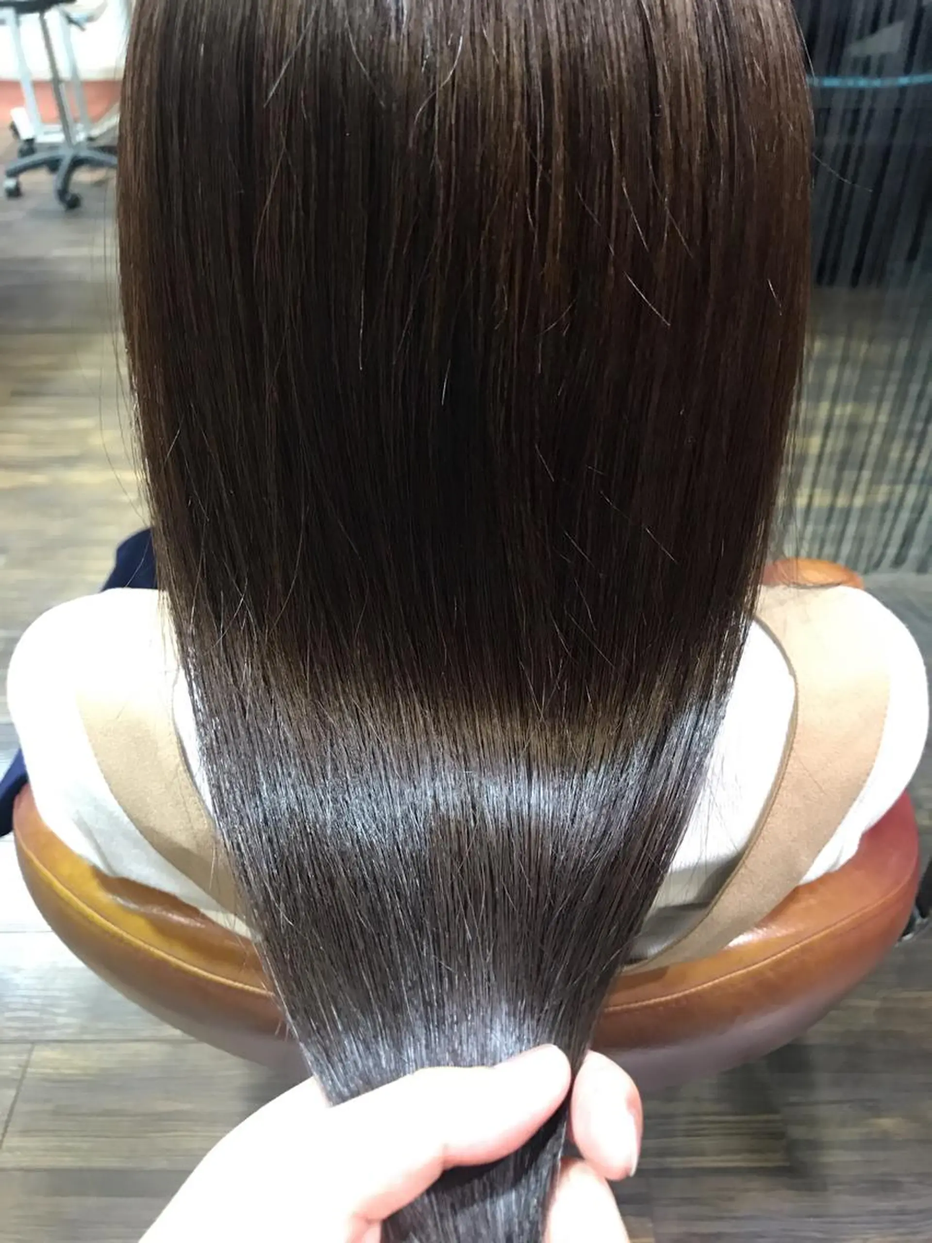 ロング カラー 髪質改善 ヘアカラー トリートメント 縮毛矯正/ 髪質改善 /ショート　圍　崇行のヘアスタイル