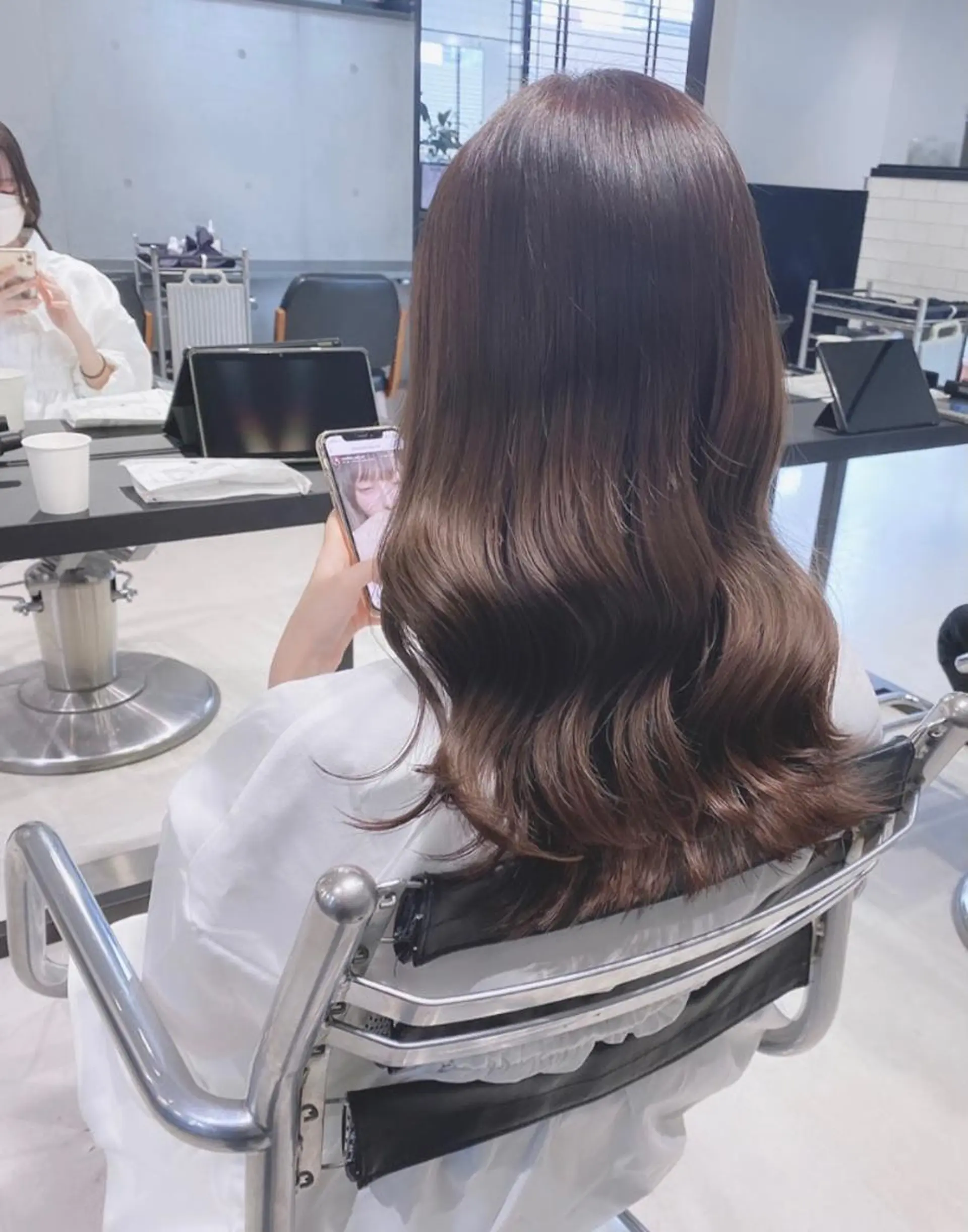 セミロング カット ヘアカラー トリートメント 🌫️大人韓国ヘア 🌫️naoyaのヘアスタイル