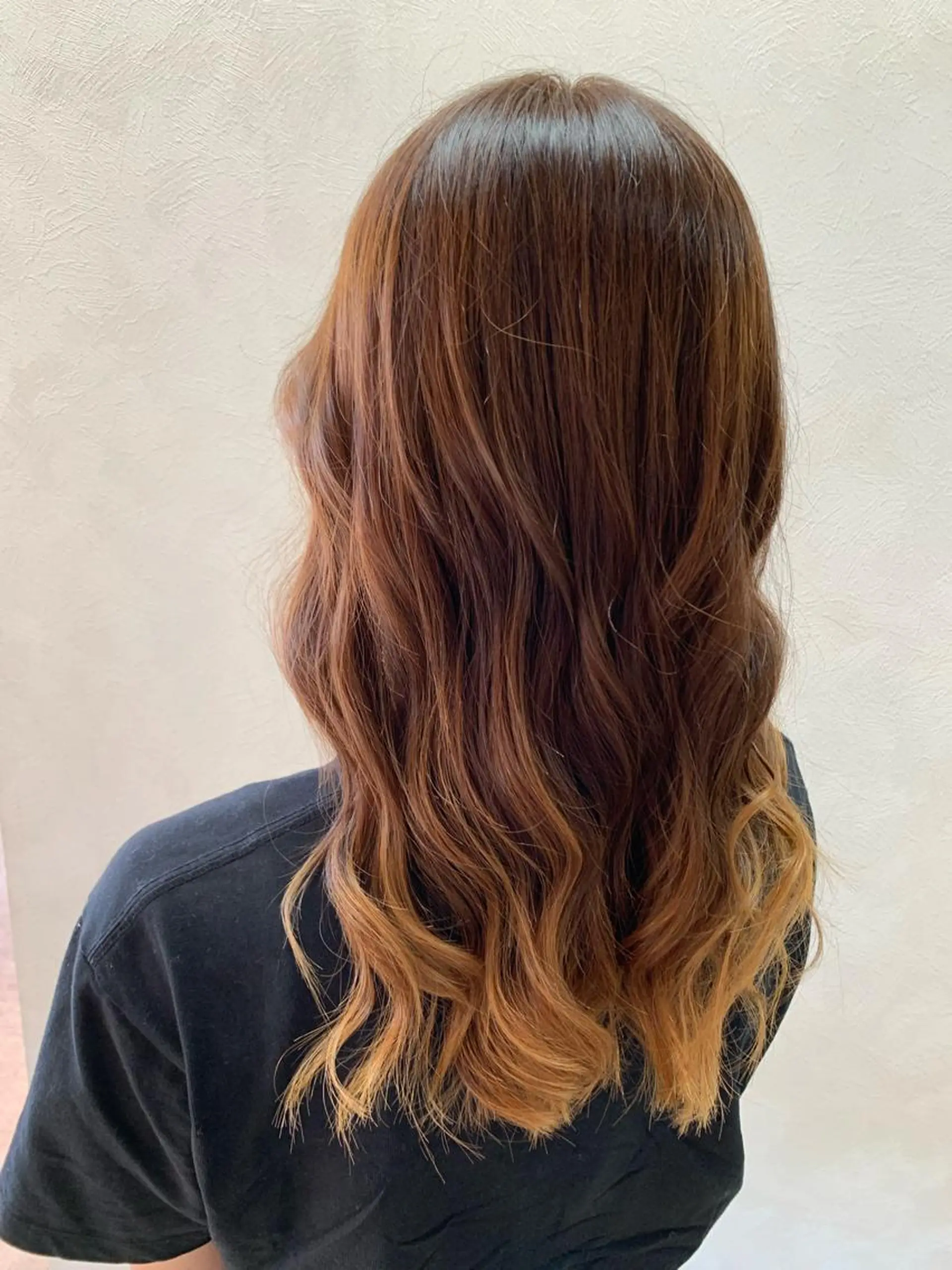 ロング カラー カット ヘアカラー パーマ トリートメント 加藤（旧姓　今竹） 遥花のヘアスタイル