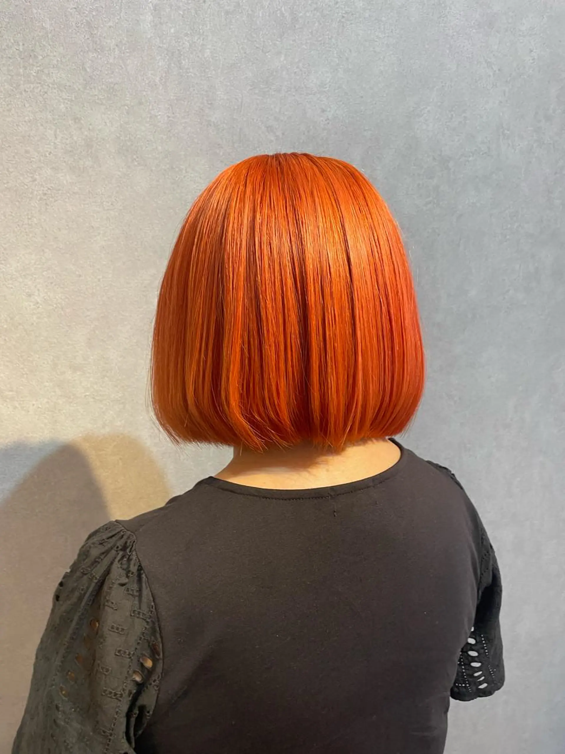 カラー ハイトーンカラー オレンジ ヘアカラー トリートメント LAFIKA所属・K Kenのヘアスタイル