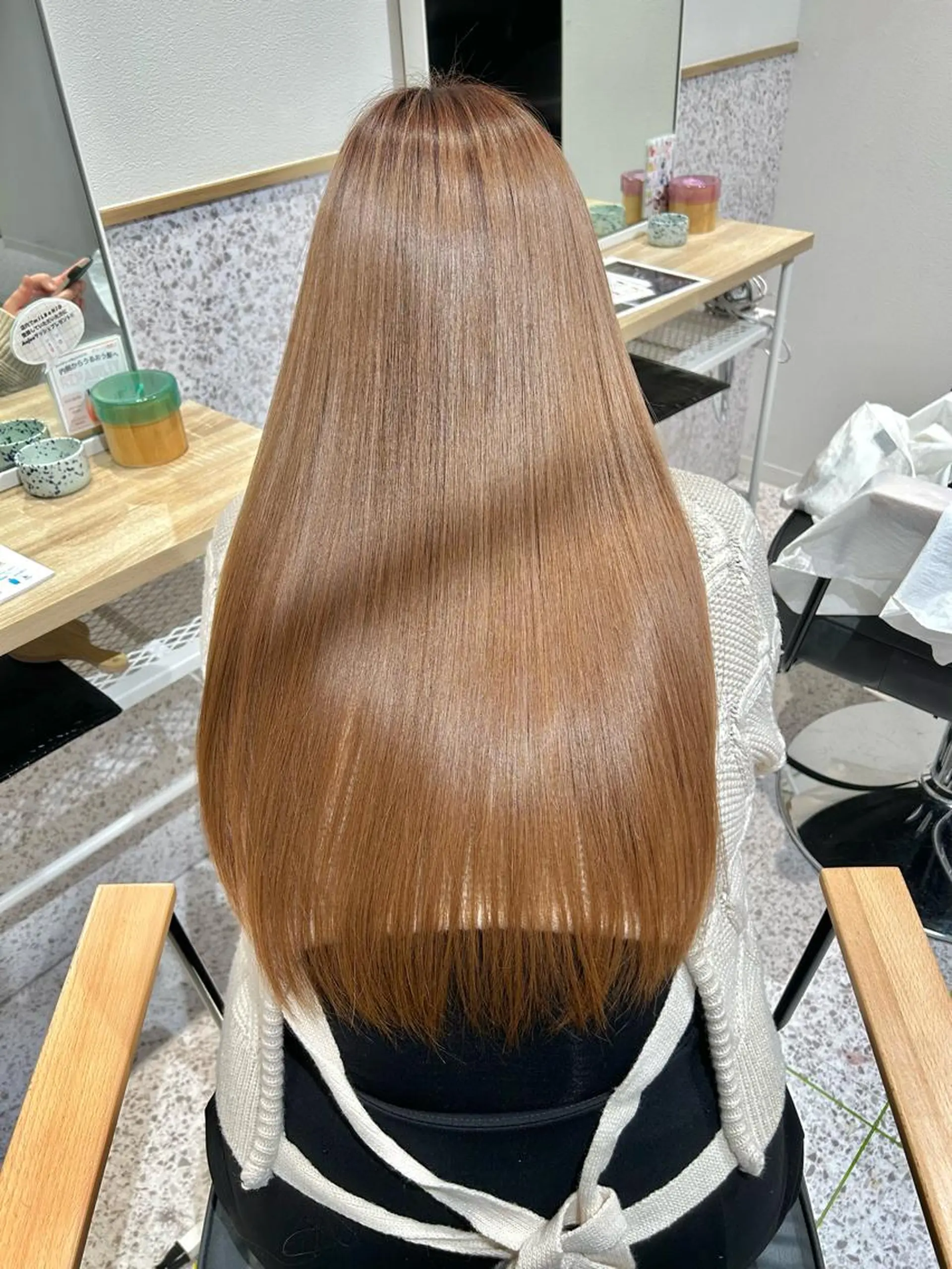 ロング カラー ヘアアレンジ キッズ トリートメント トレンドlayer cut💐mihoのヘアスタイル