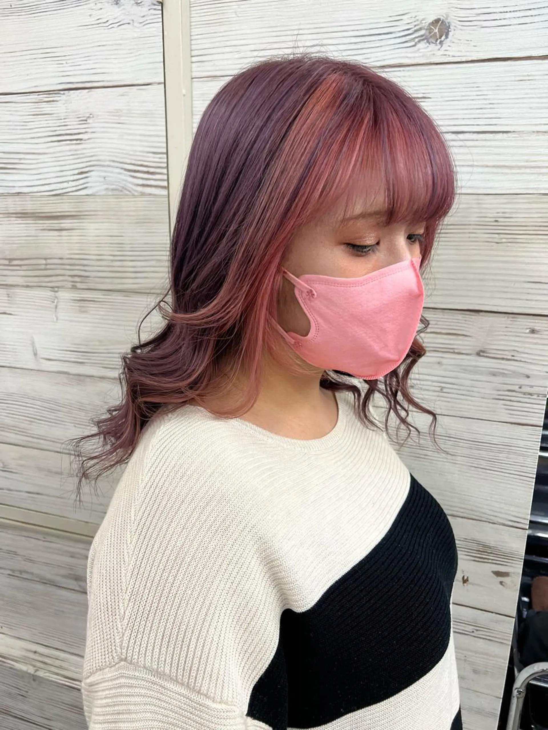 セミロング 枝毛カット＆髪質改善 満足NO.1岡しゃんのヘアスタイル