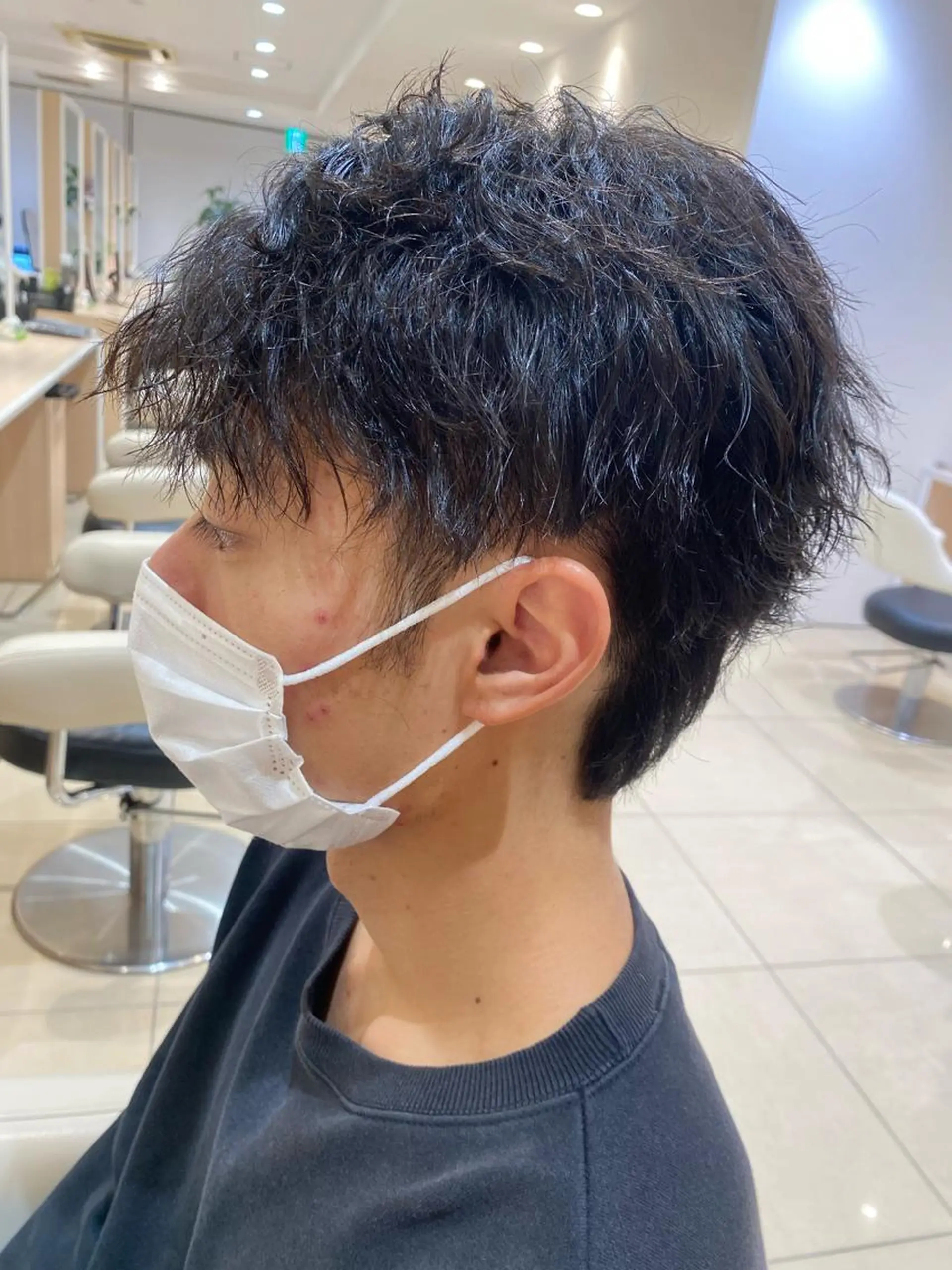 パーマ メンズ 🩵波巻き／ツイスパ HARU💎のヘアスタイル