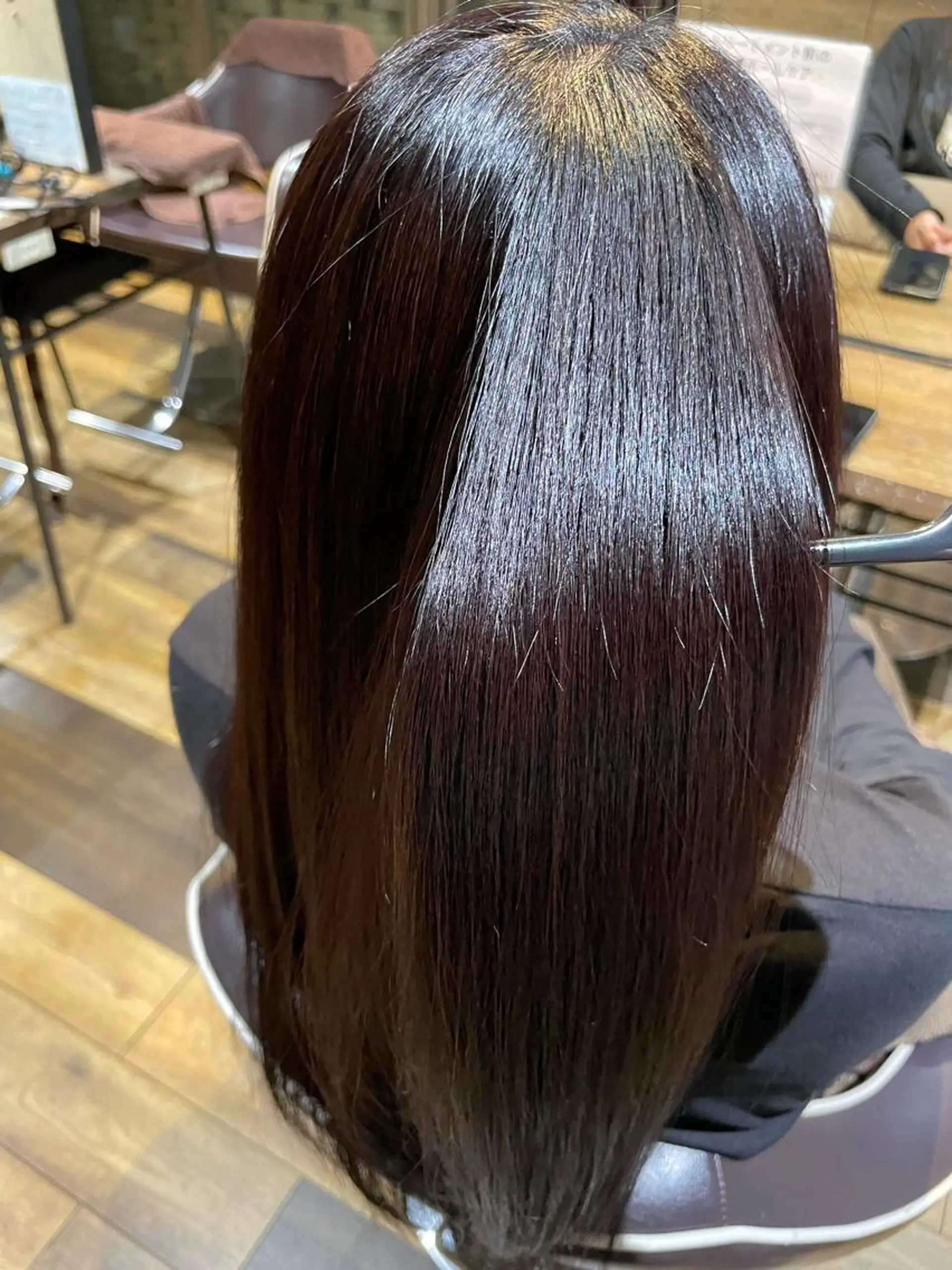 ロング カラー 大 場のヘアスタイル