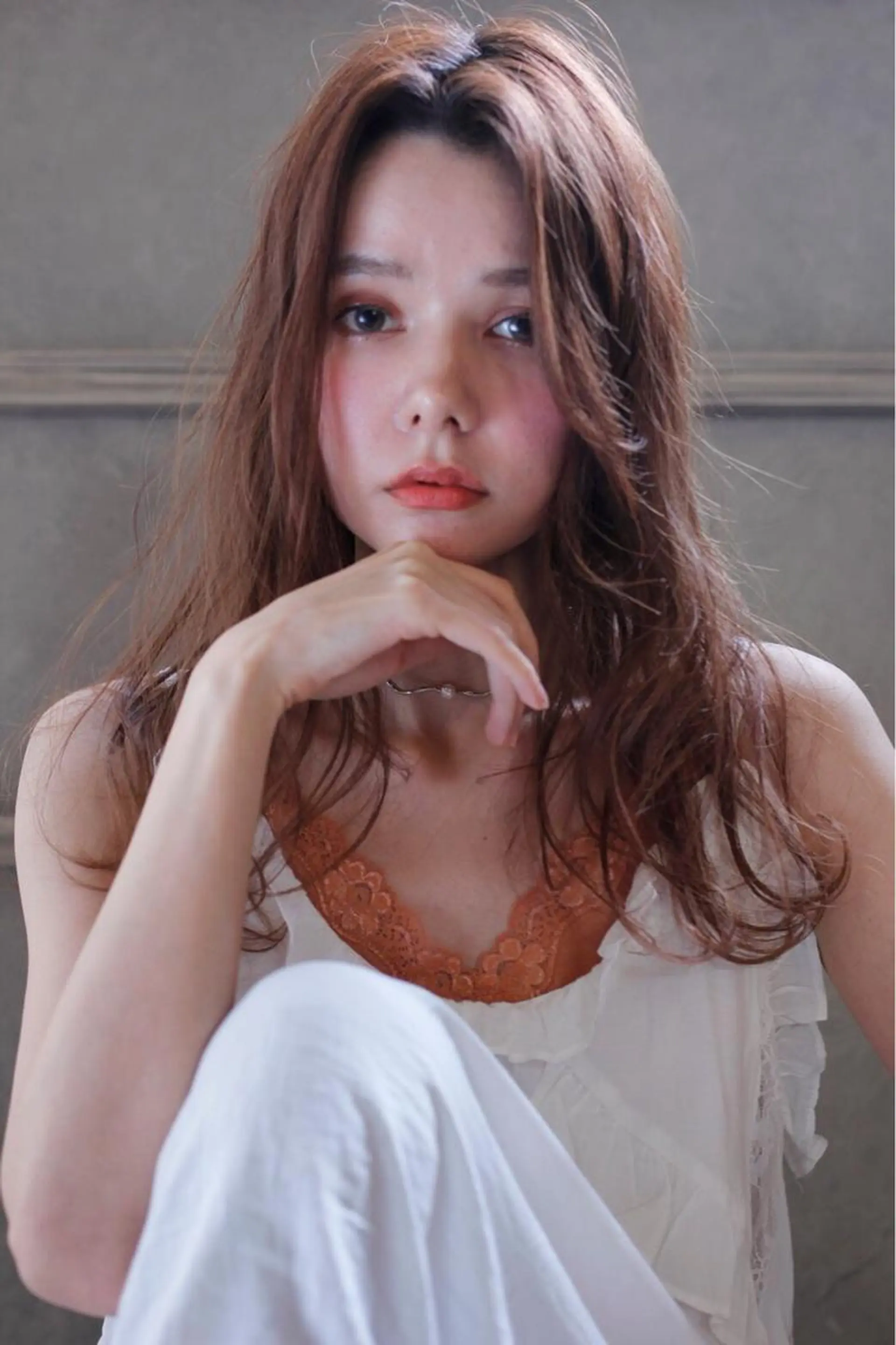 ロング カラー パーマ RUKA 美容院×ネイリストのヘアスタイル