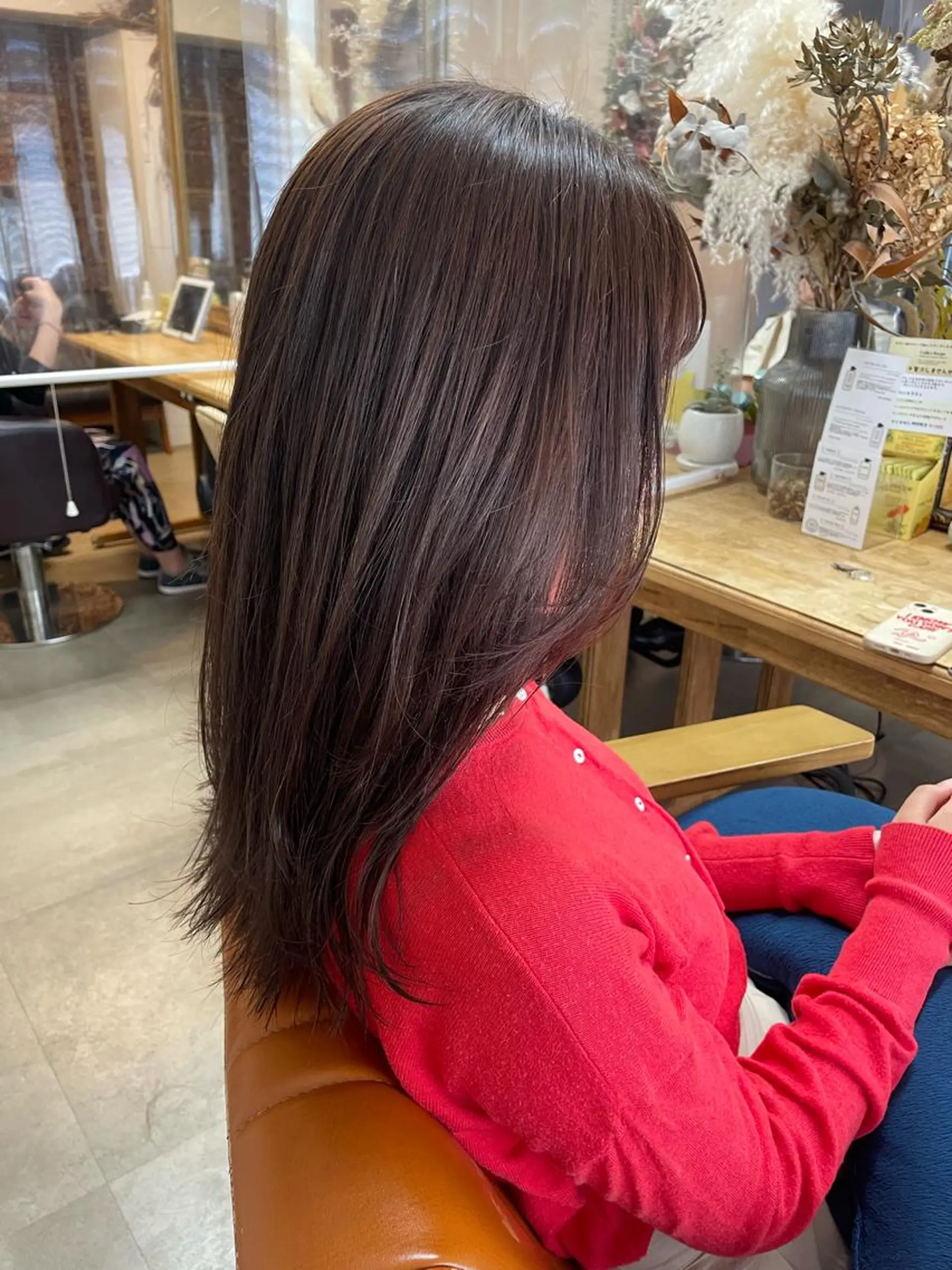 ミディアム カラー カット ヘアカラー トリートメント sohee【ソヒ】 305号室のヘアスタイル