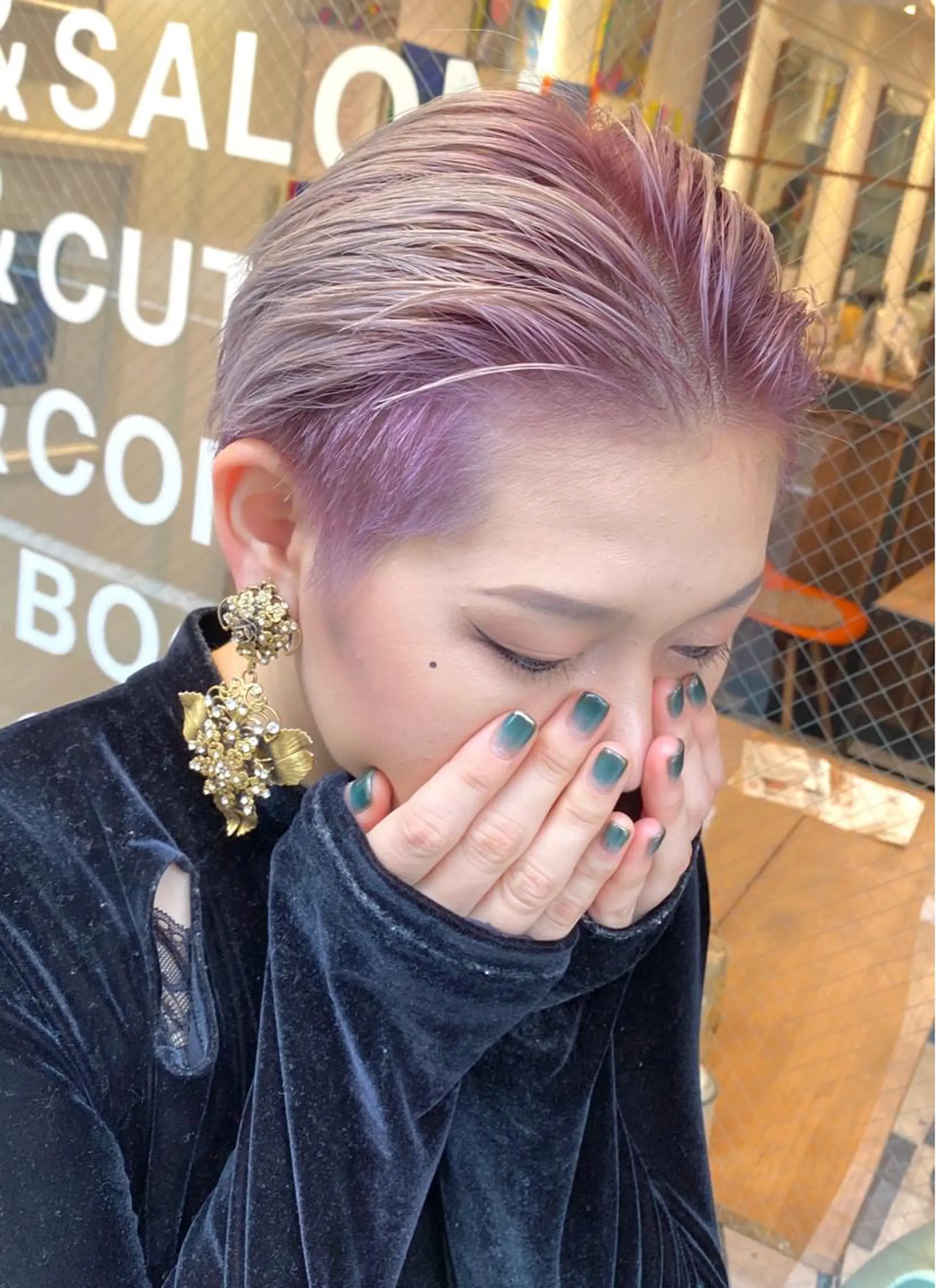 ショート カラー グラデーションカラー ピンクカラー シルバー 🌕ホンブ ユウイチ【代表】🌕のヘアスタイル