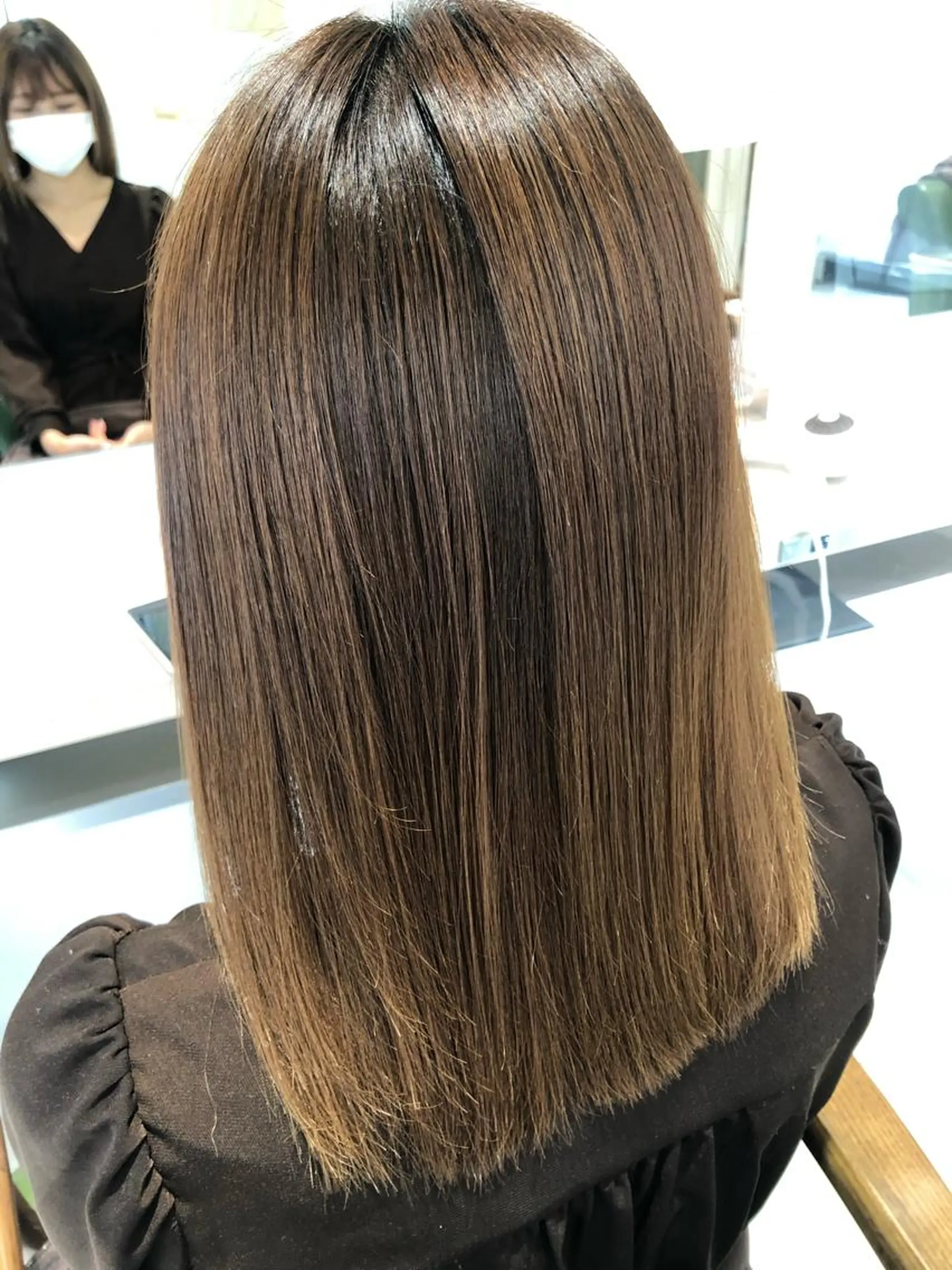 ミディアム 髪質改善 トリートメント 酸熱トリートメント Moana by HEADLIGHT 川口店所属・川口髪質改善ウルトワ 🌈毛島健樹🌈のヘアスタイル