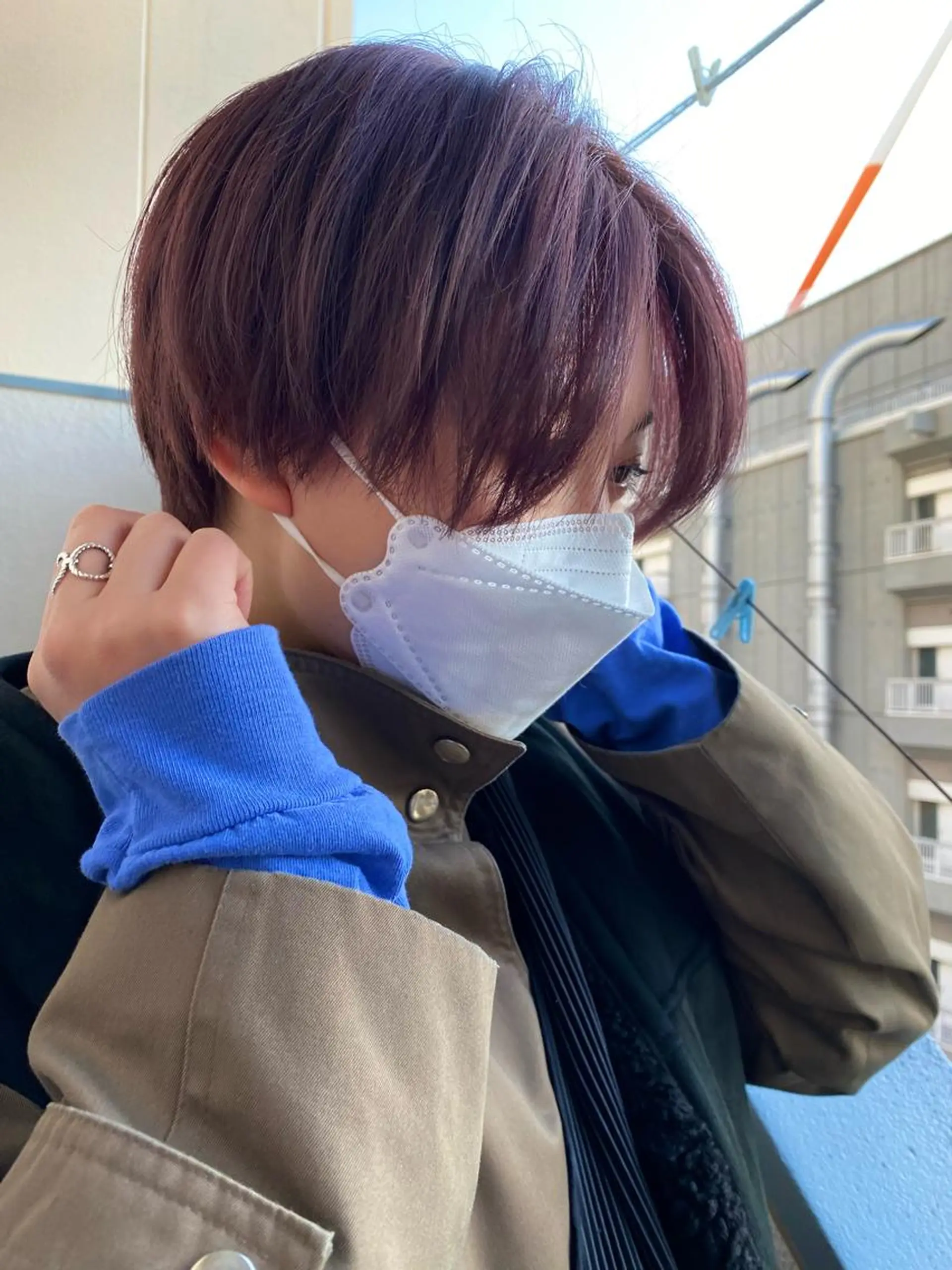 ショート カット les baladins du miroir所属・🍃YURI 🍃のヘアスタイル