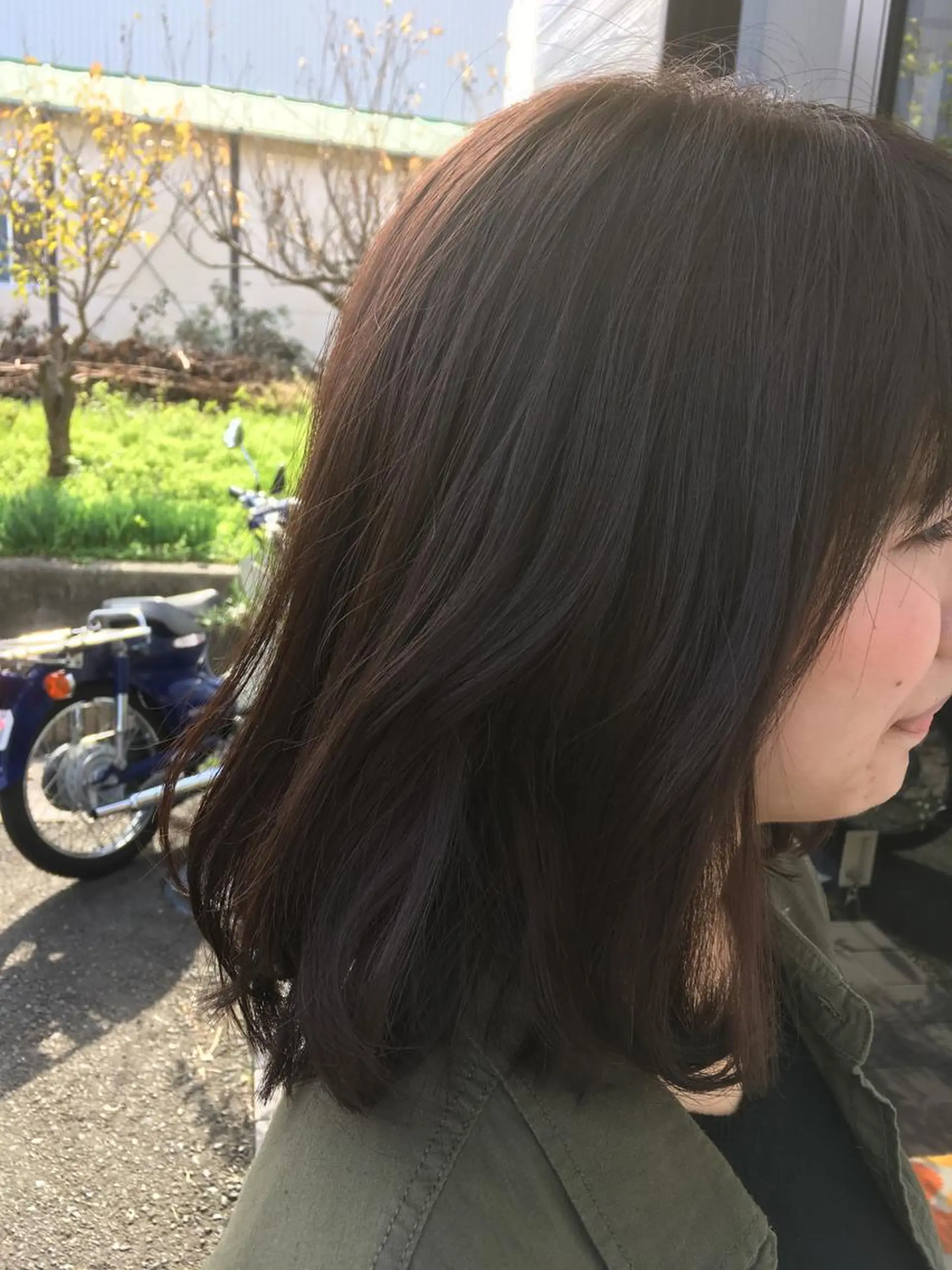 カラー ビヨウシツトリコ よねたにみなのヘアスタイル