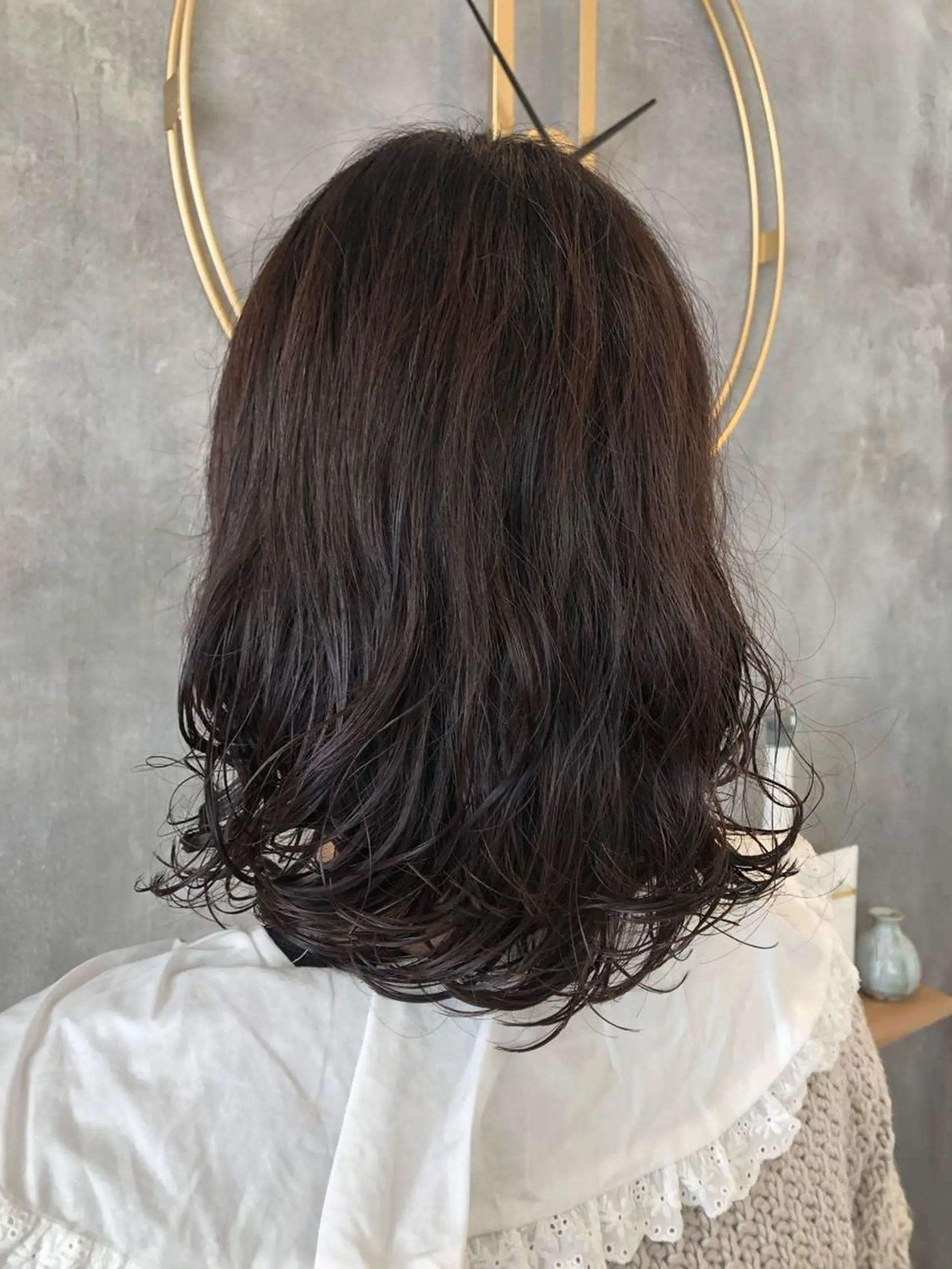 ミディアム パーマ ミディアムパーマ パーマ 徳光 辰弥のヘアスタイル