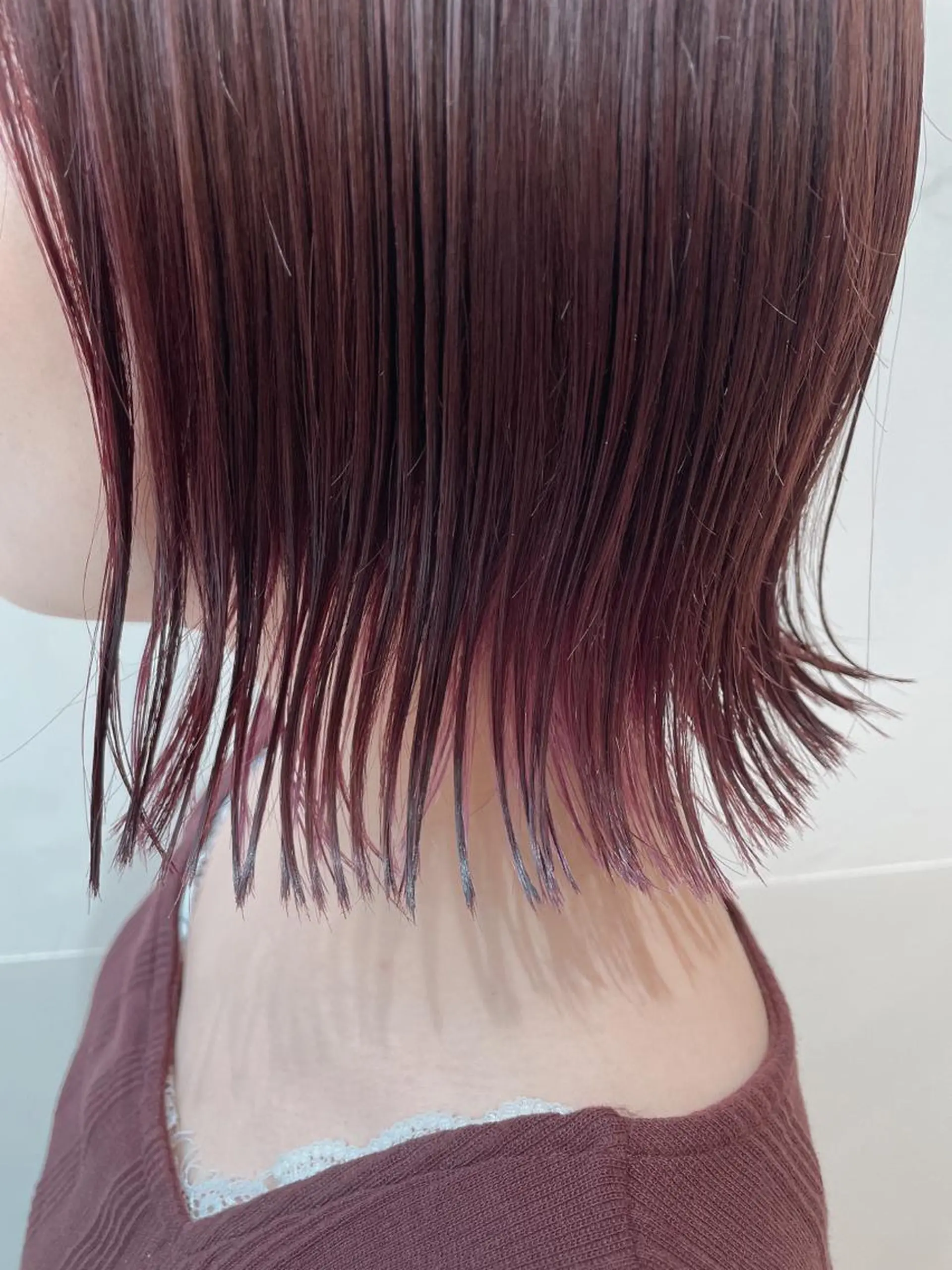 ミディアム カラー インナーカラー カット ヘアカラー トリートメント 🦖鶴岡香純🦖 産休中のヘアスタイル