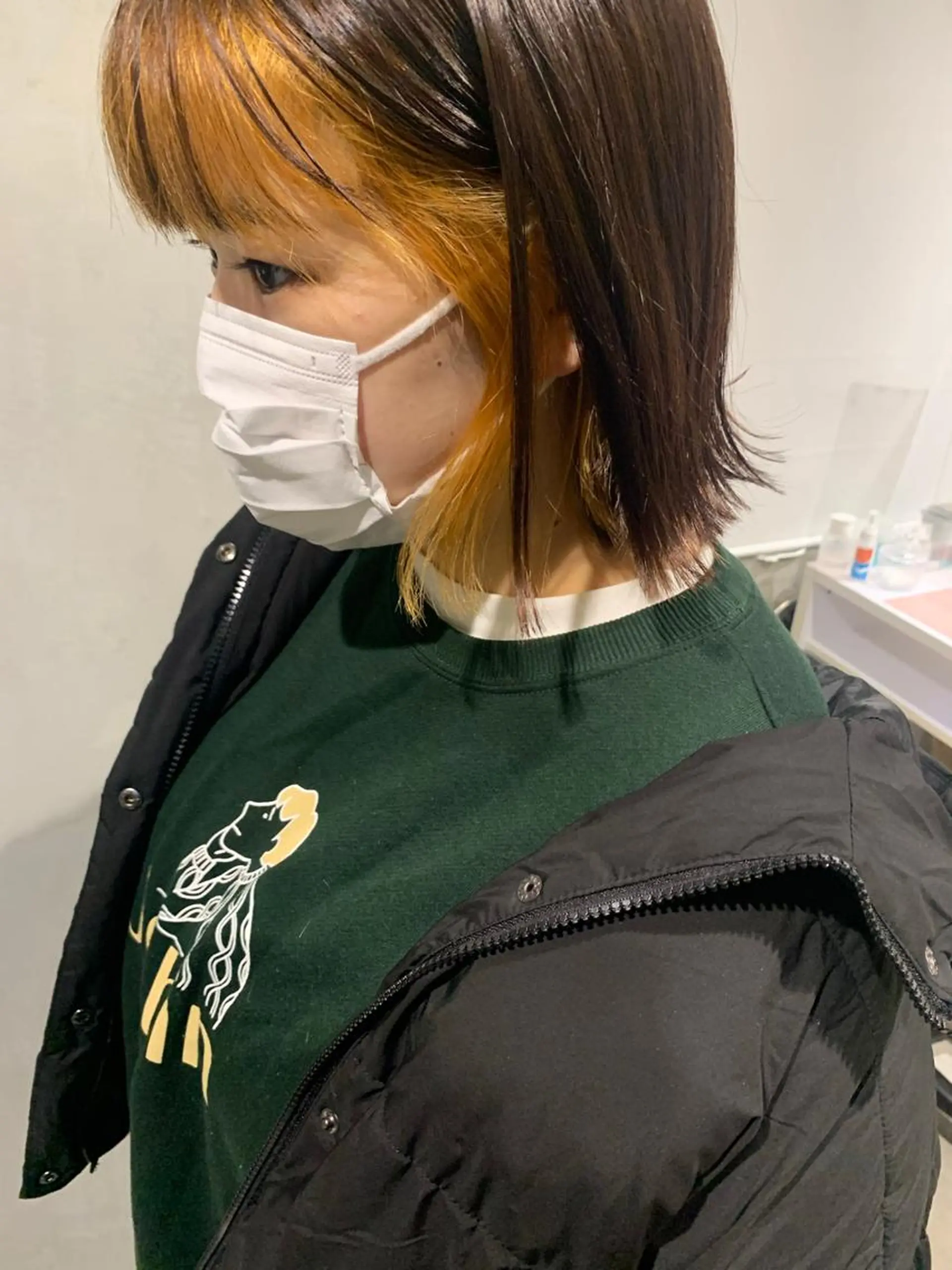 ショート カラー 立川/シールエクステ /みづきのヘアスタイル