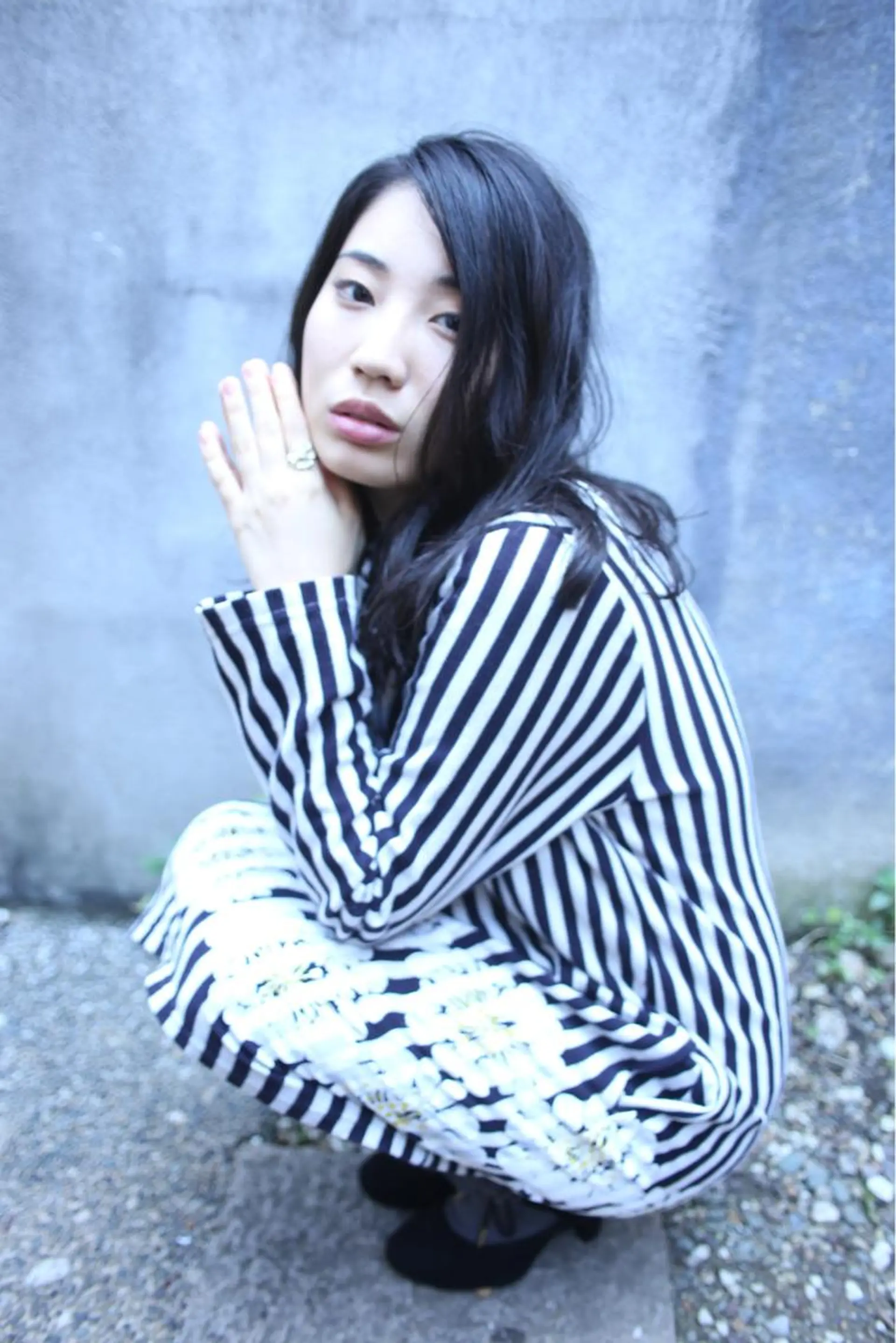 ミディアム パーマ vato マンツーマンサロンのヘアスタイル