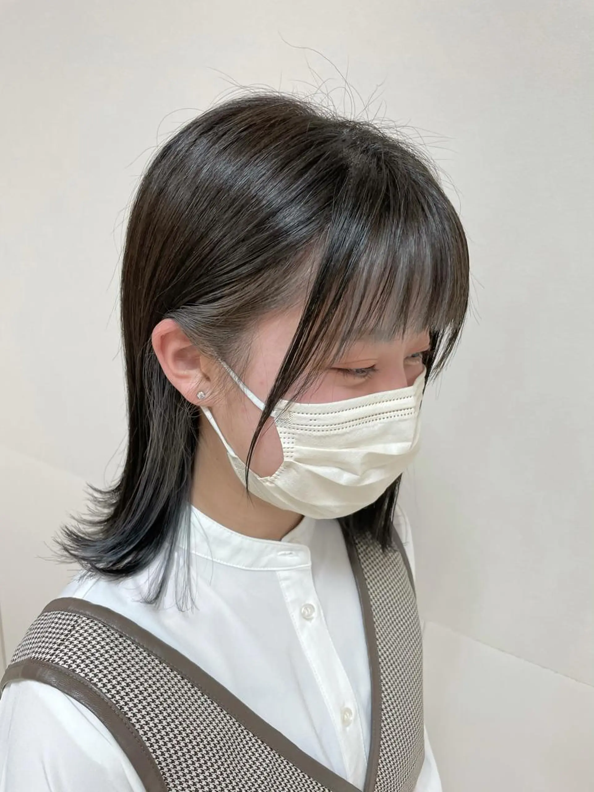 セミロング カラー ヘアアレンジ カット ヘアカラー 【Sweep】おじま のぞみのヘアスタイル