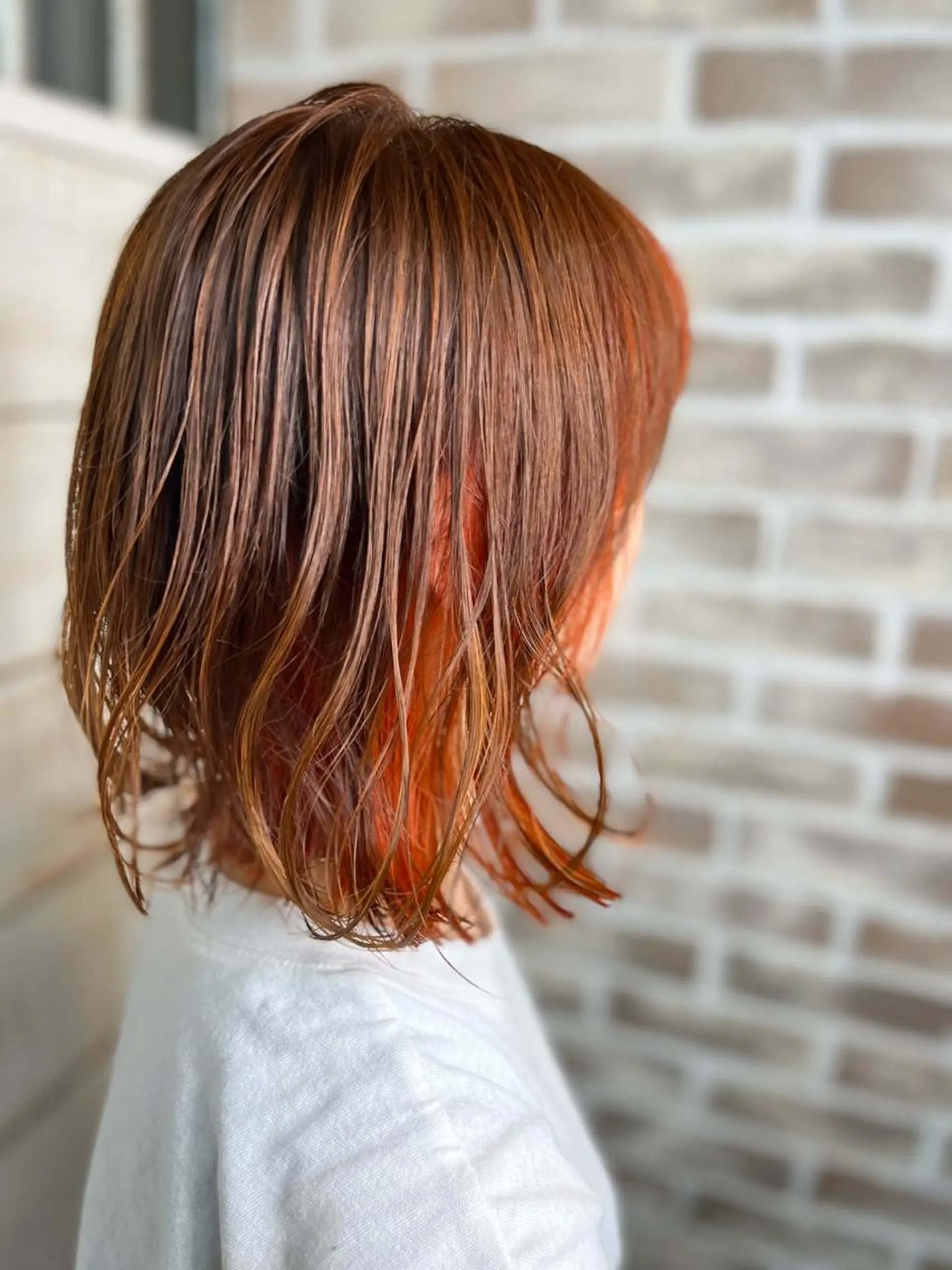 ミディアム カラー ヘアカラー RuBell所属・川崎 かなでのヘアスタイル