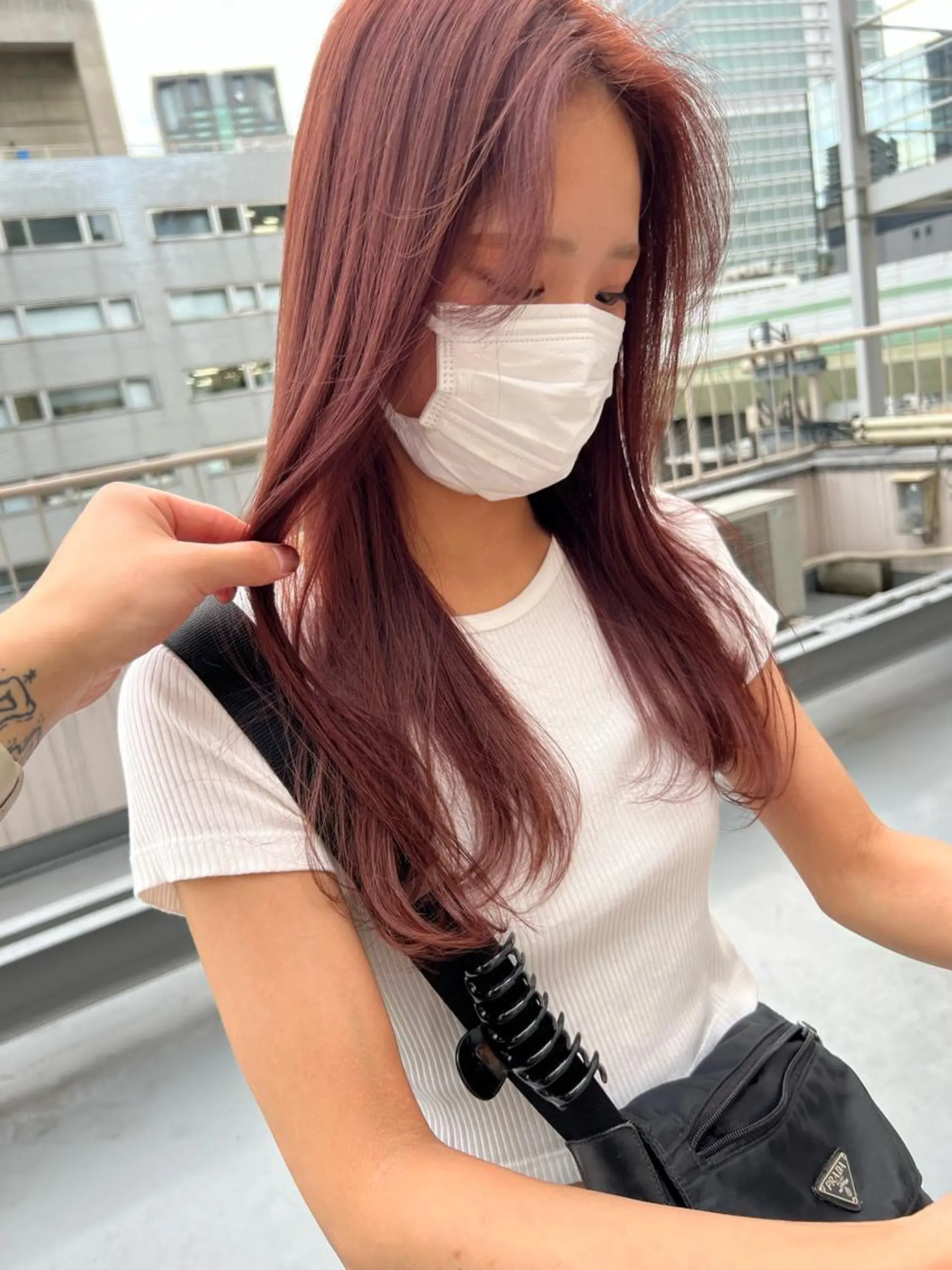 セミロング カラー ボブ美容師 /馬場 翼のヘアスタイル