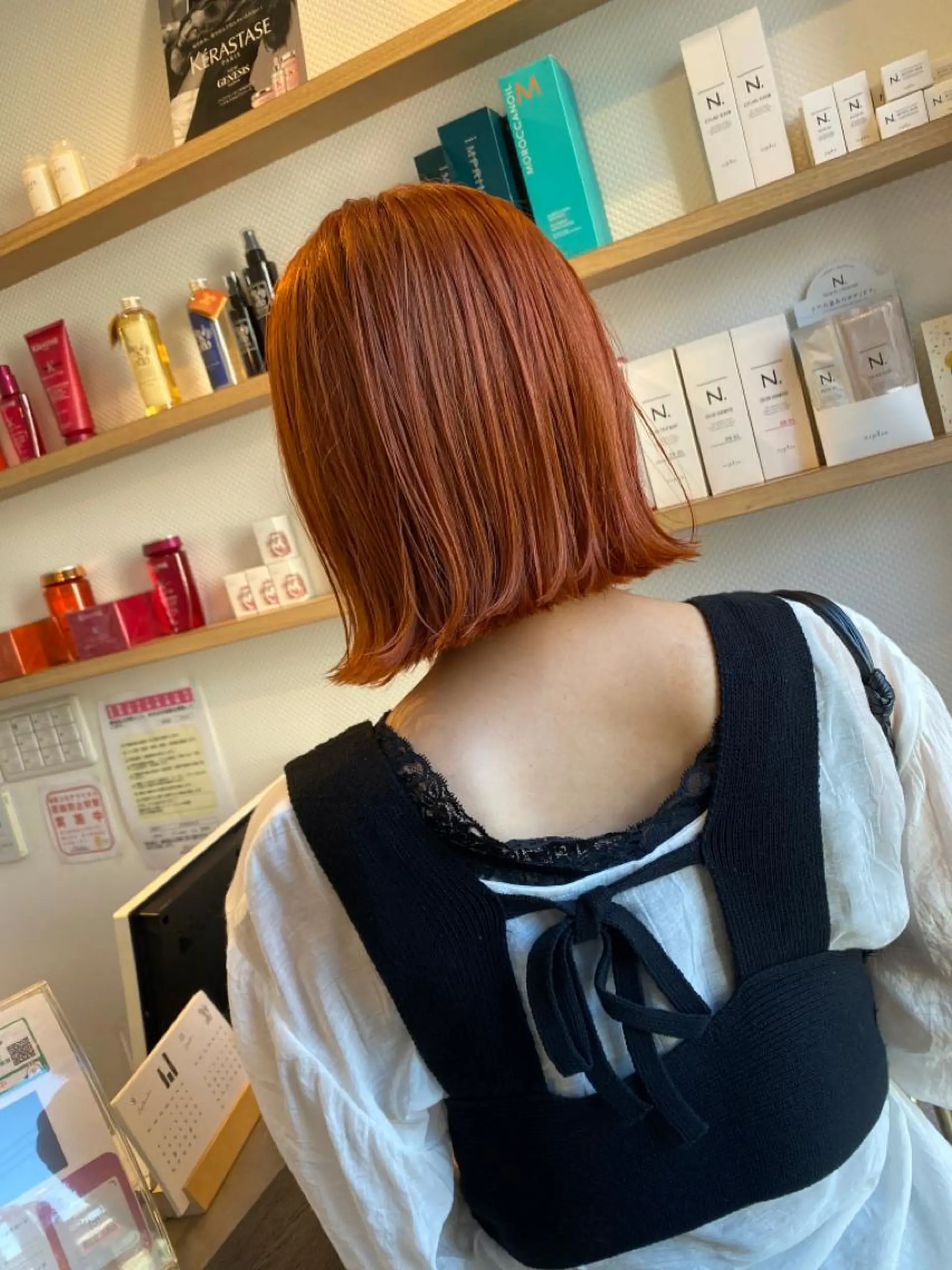 ミディアム 髪質改善/ ブリーチ/中尾のヘアスタイル