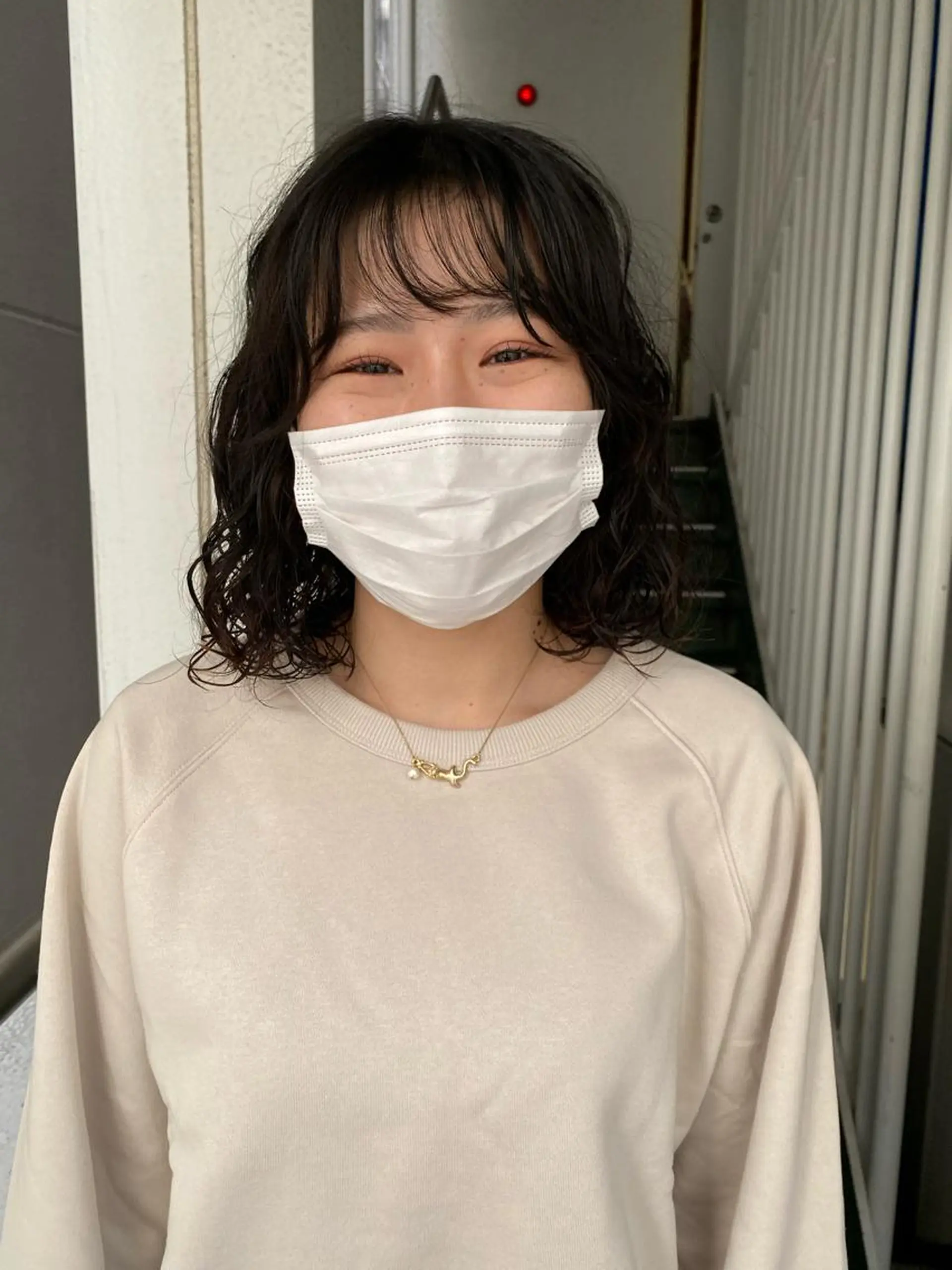 ミディアム カラー パーマ yiye 青山所属・無料カットモデル募集 🌱ひょうがのヘアスタイル