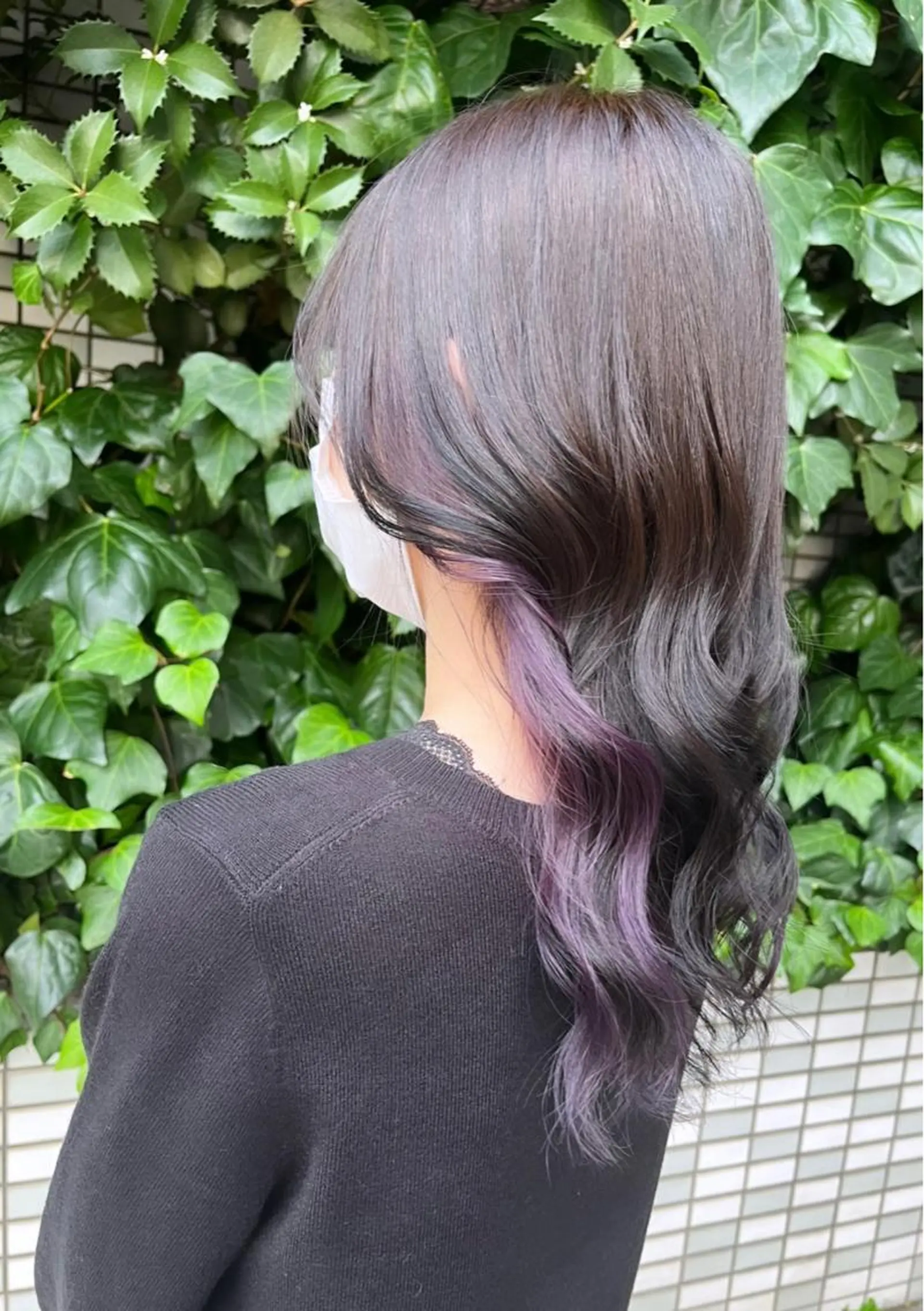 ロング カラー パープルカラー IMARI /のヘアスタイル